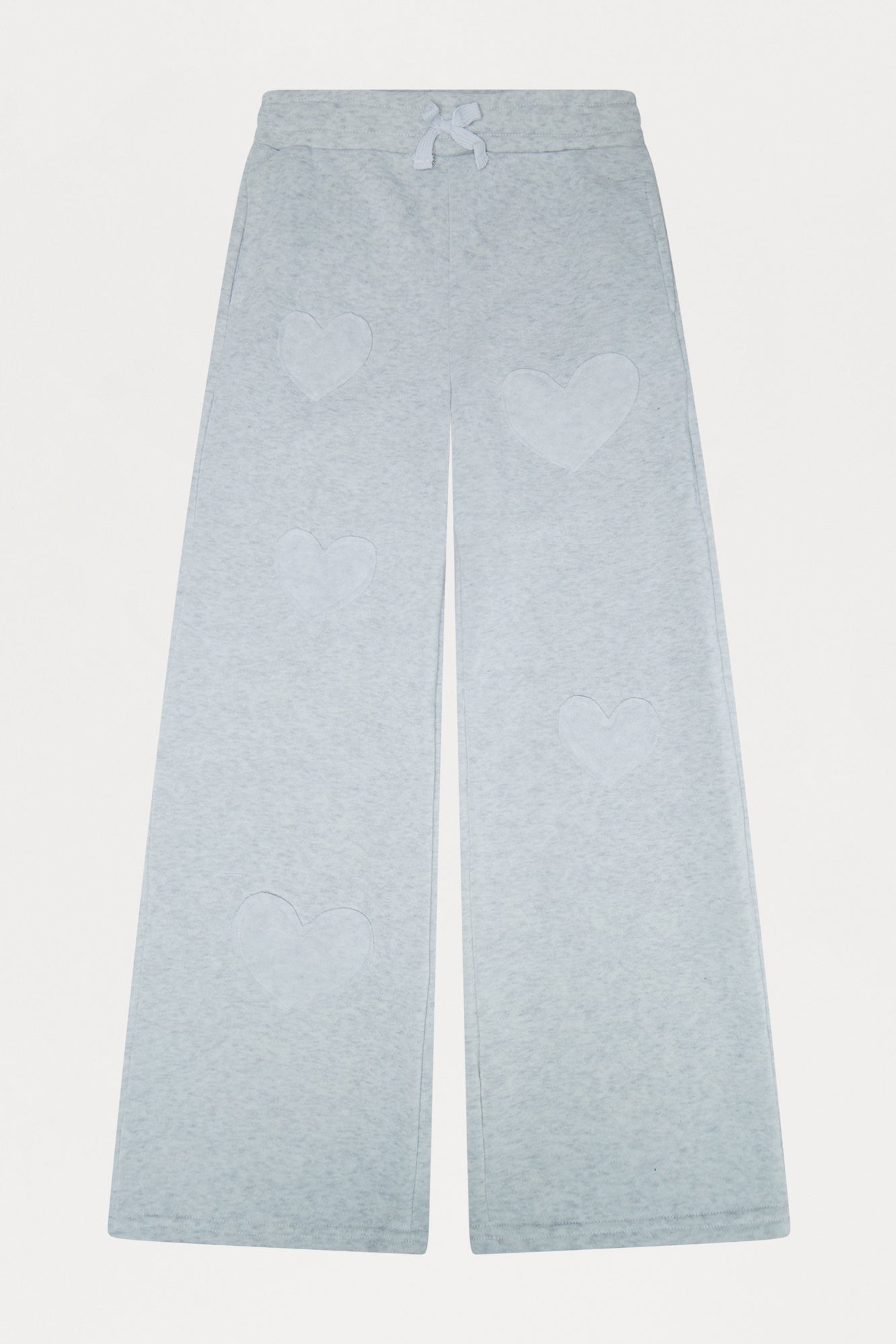 Mini In My Heart Wide Leg Pants - Heather Grey