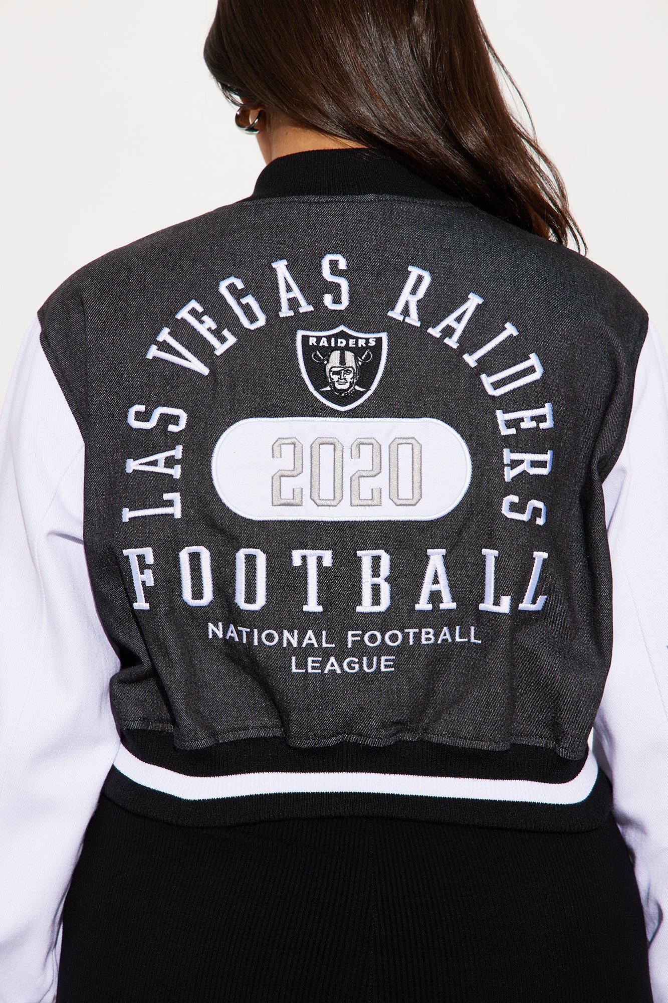 Raiders Home Game Jacket - Black Wash