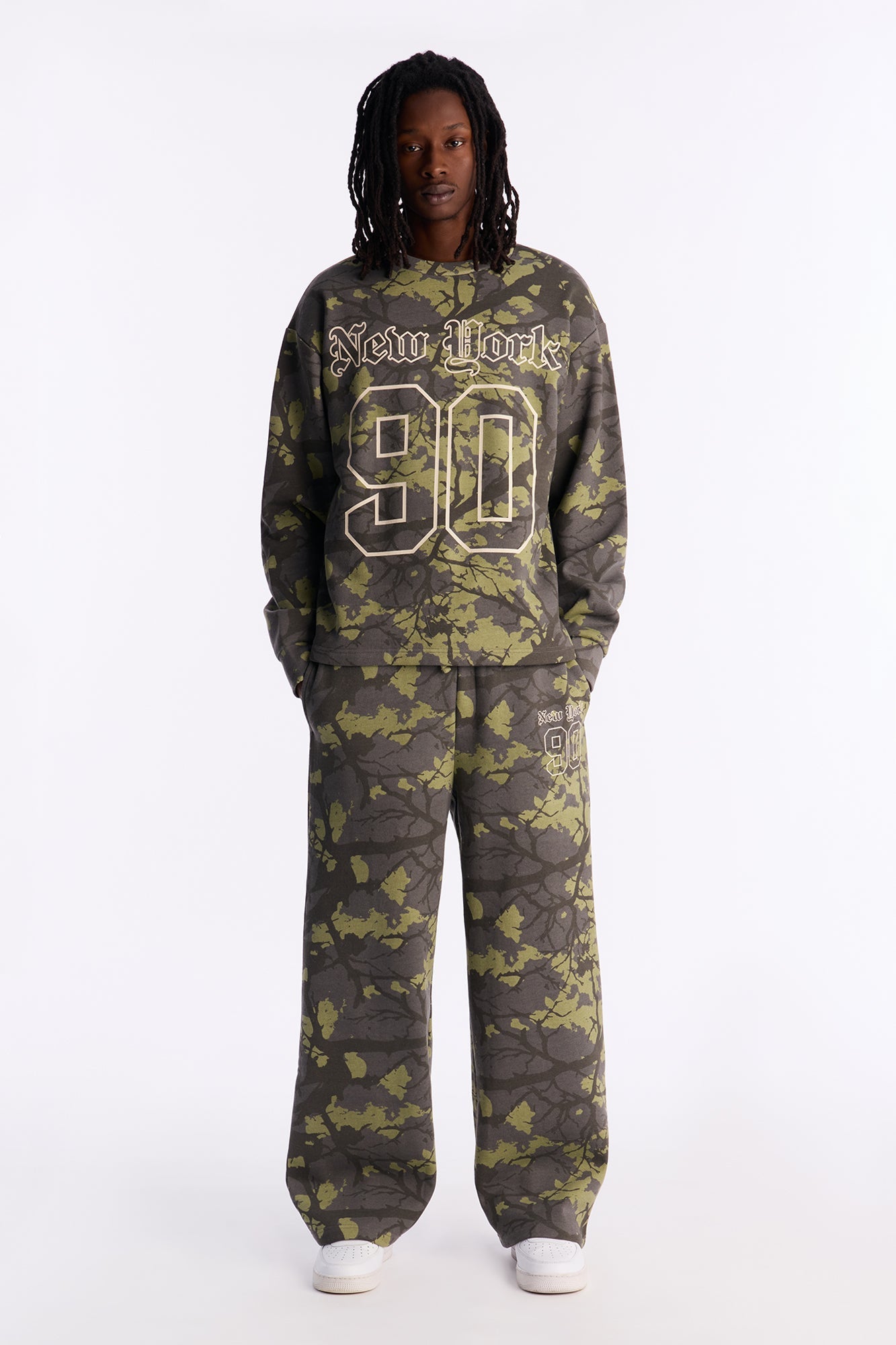 New York Camo Crew Neck Sweatshirt - Camouflage
