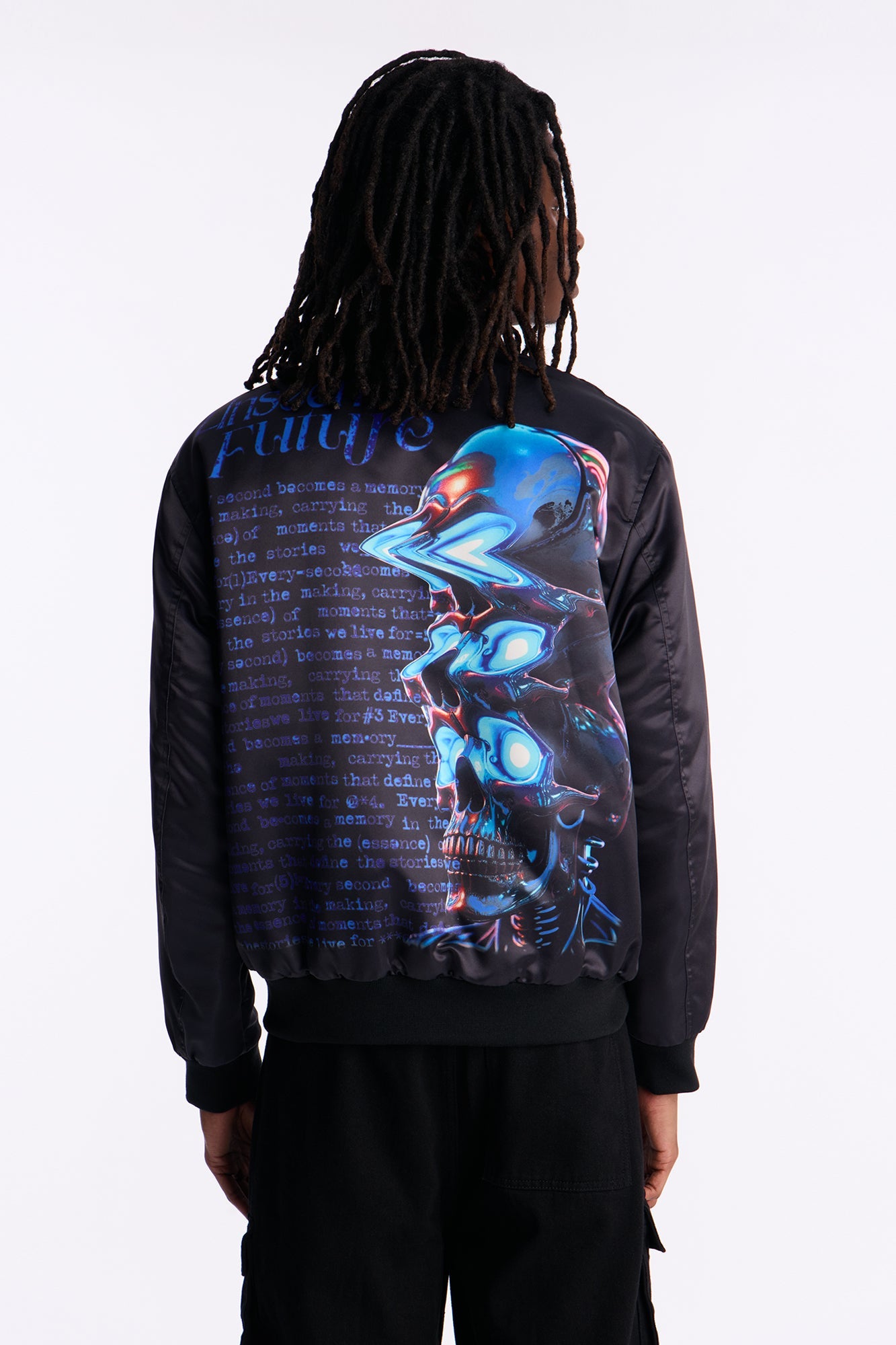 Retrofuture Street Bomber Jacket - Black