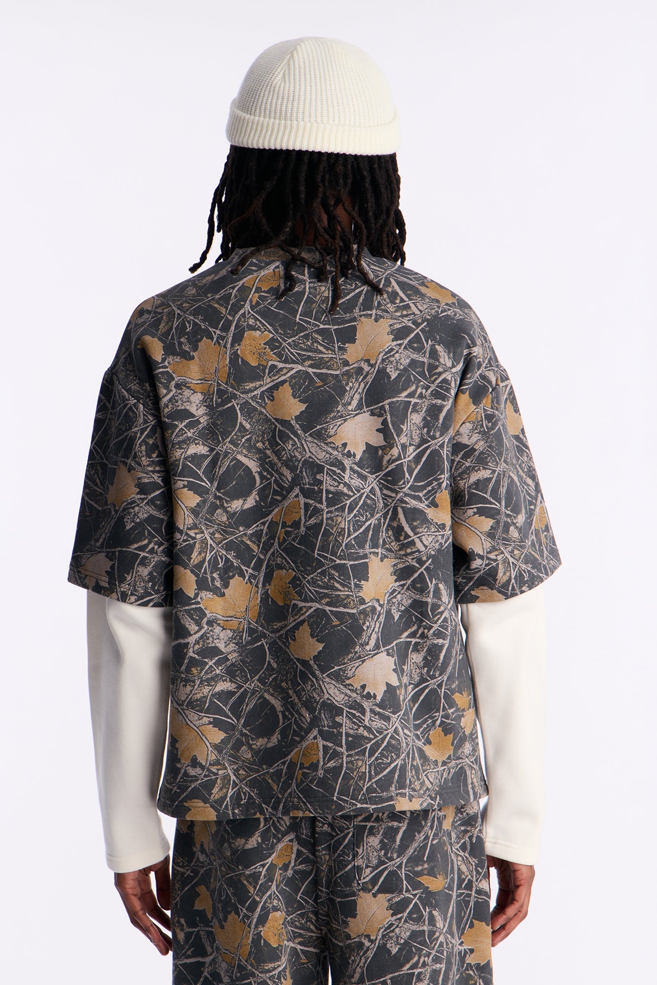 Fearless Camo Twofer Sweatshirt - Camouflage