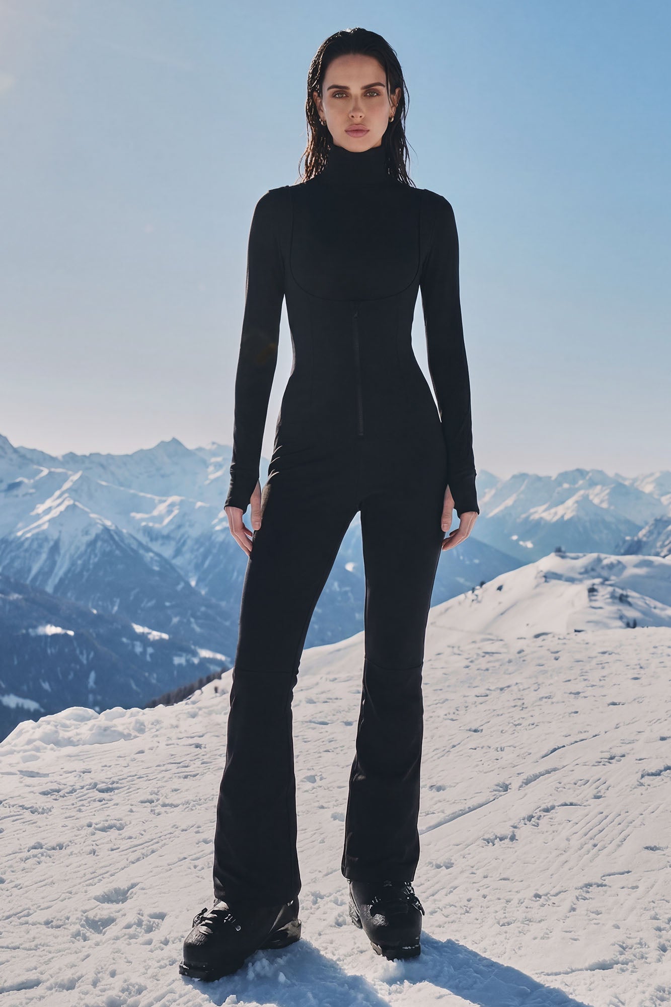 Out Cold Ski Jumpsuit - Black