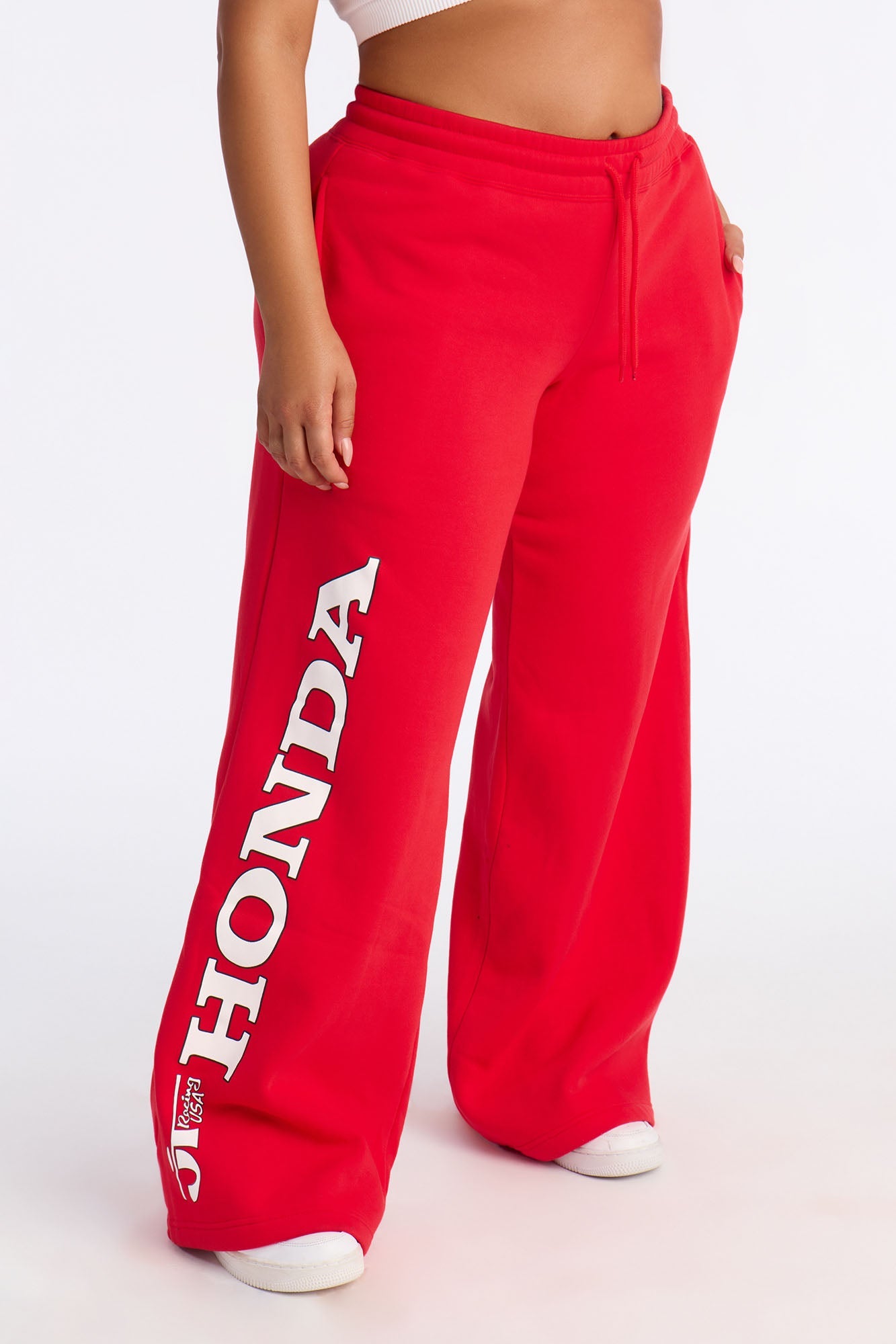 Honda Fleece Pant - Red