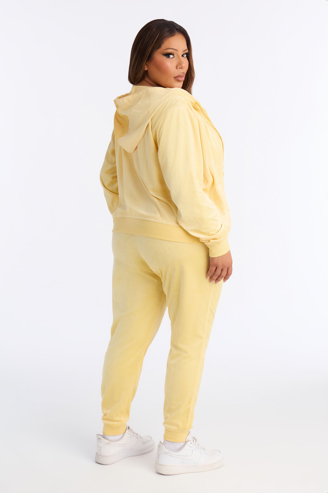 The Original Trendsetter Velour Set - Yellow