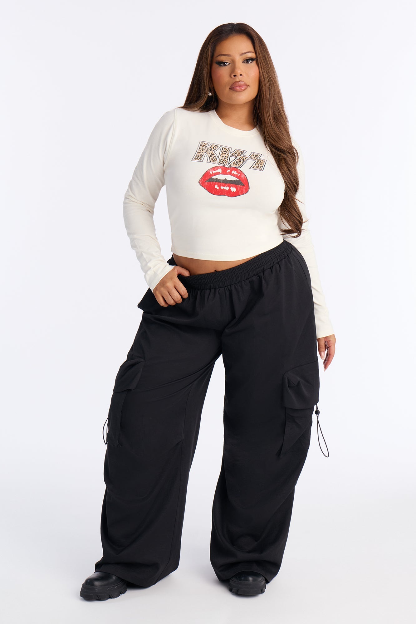 Coffee Break Wide Leg Pant 32″ - Black