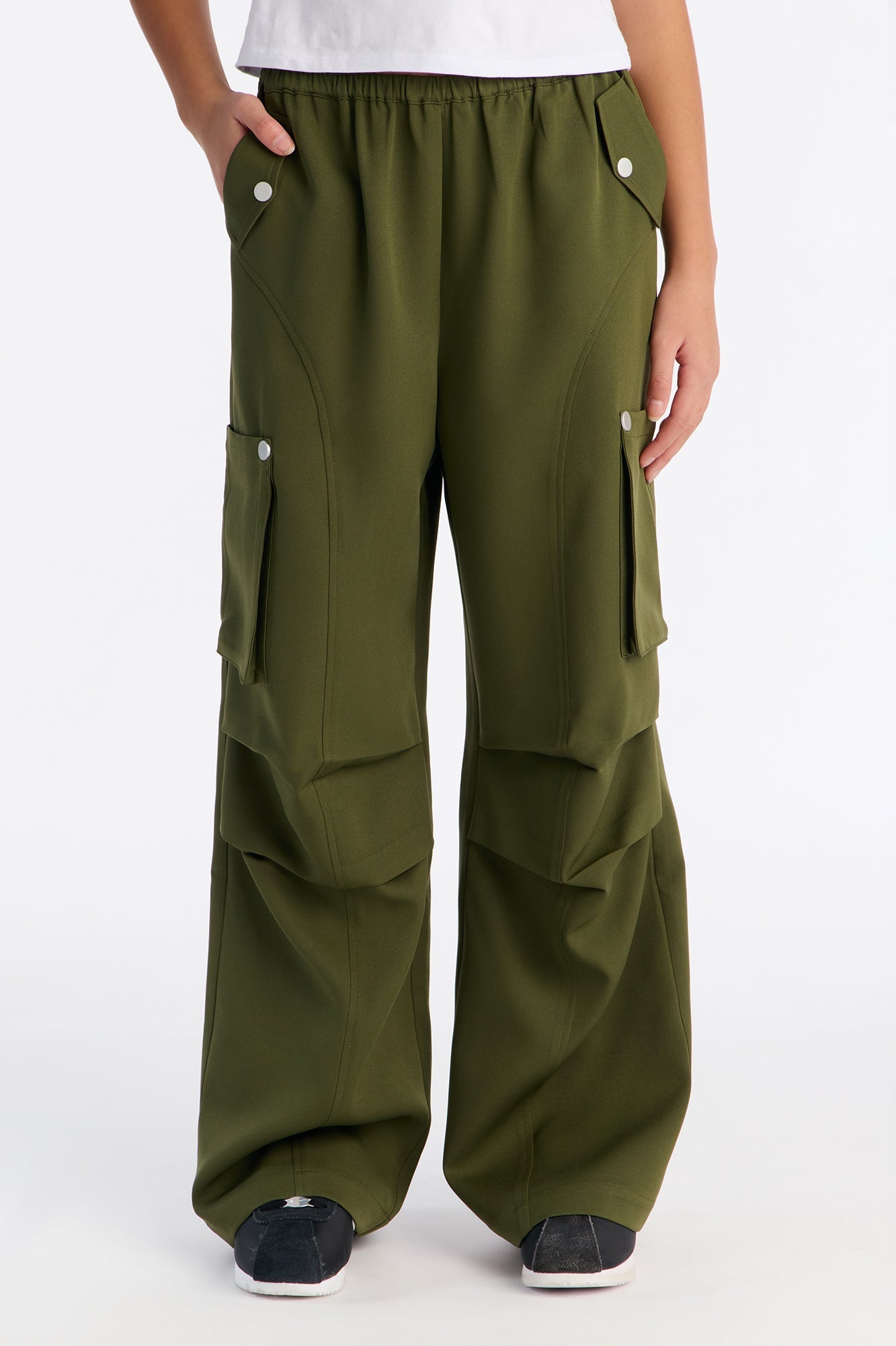 Mini Gone Rogue Twill Stretch Jogger Cargo Pant 31 - Olive