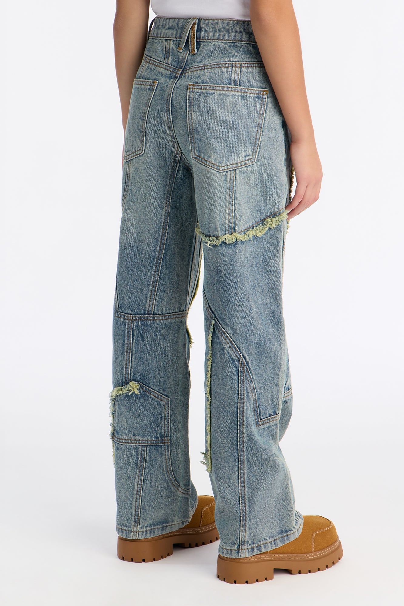Mini Belmont Baggy Tinted Jean - Medium Wash