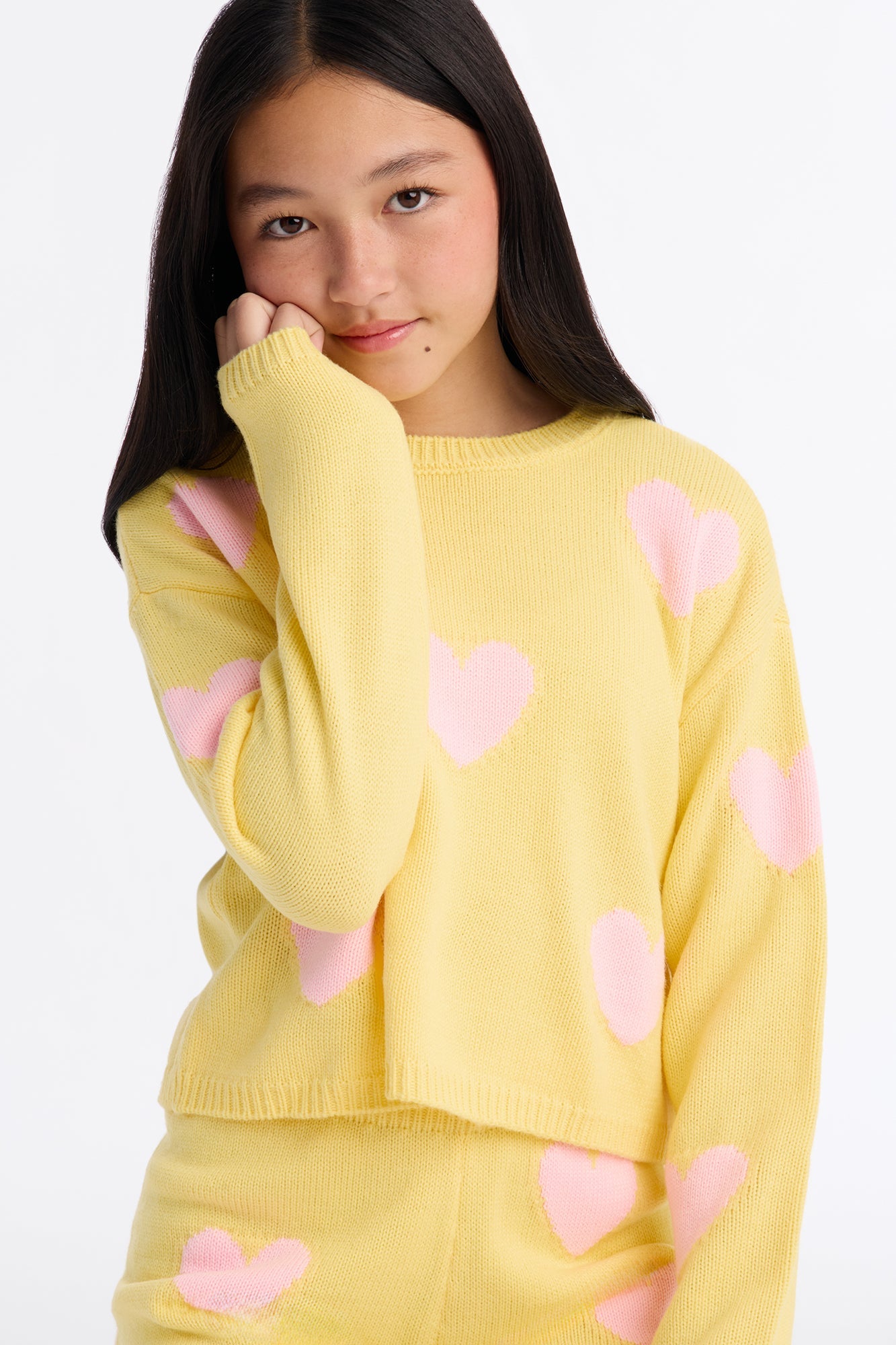 Mini Love To Give Short Set - Yellow