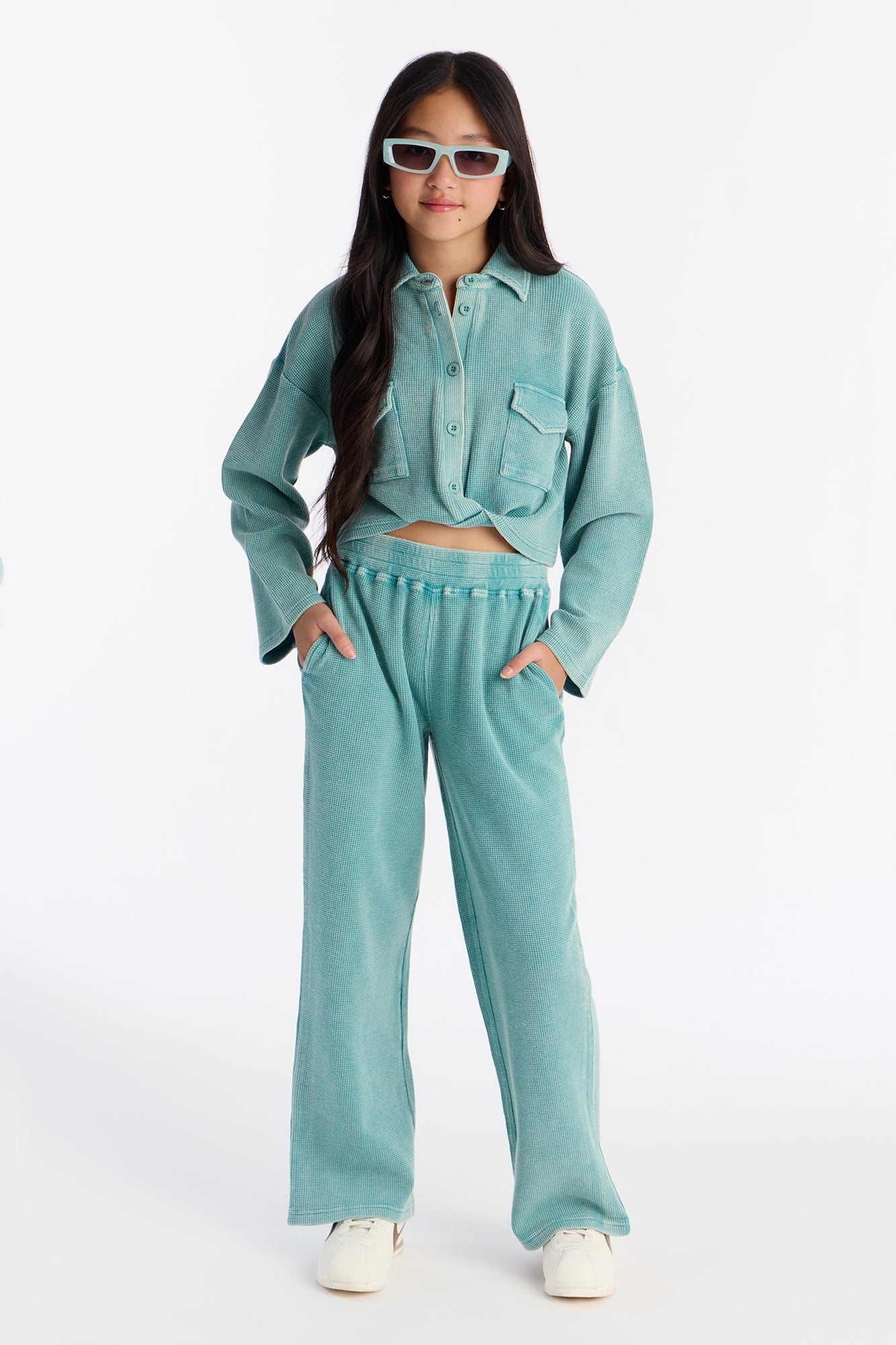 Mini Taylor Ultimate Chill Pant Set - Sage