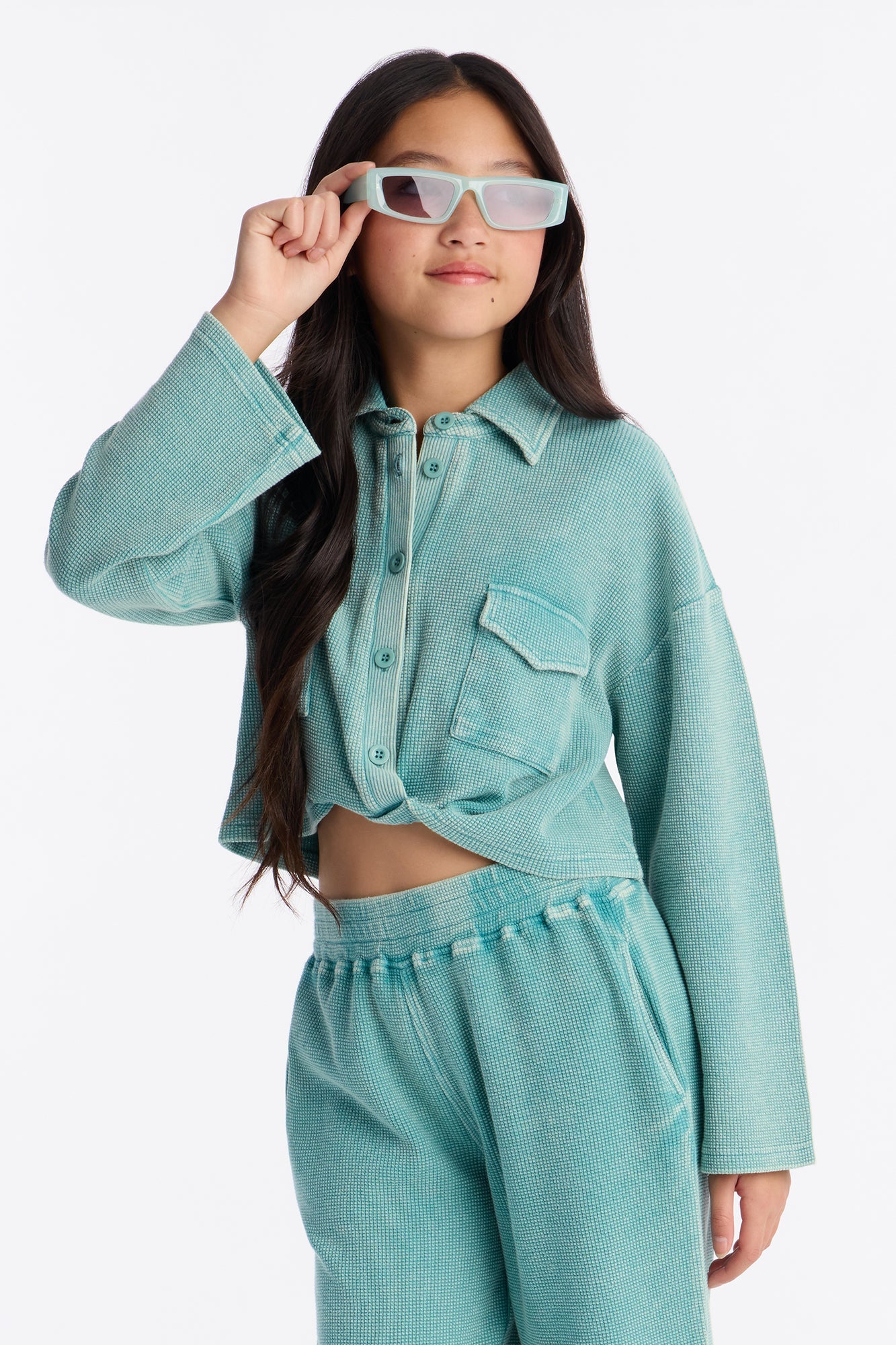 Mini Taylor Ultimate Chill Pant Set - Sage