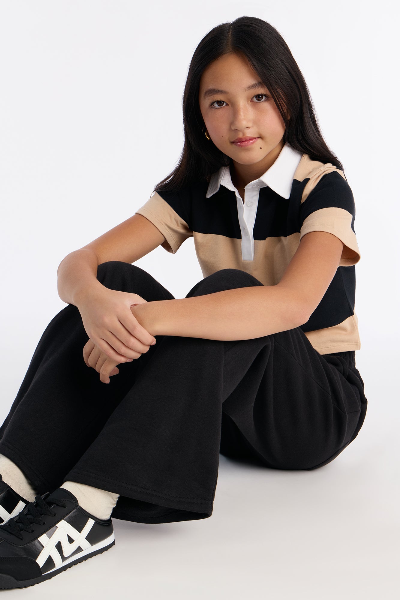 Mini Sporty Era Polo Shirt - Black/combo