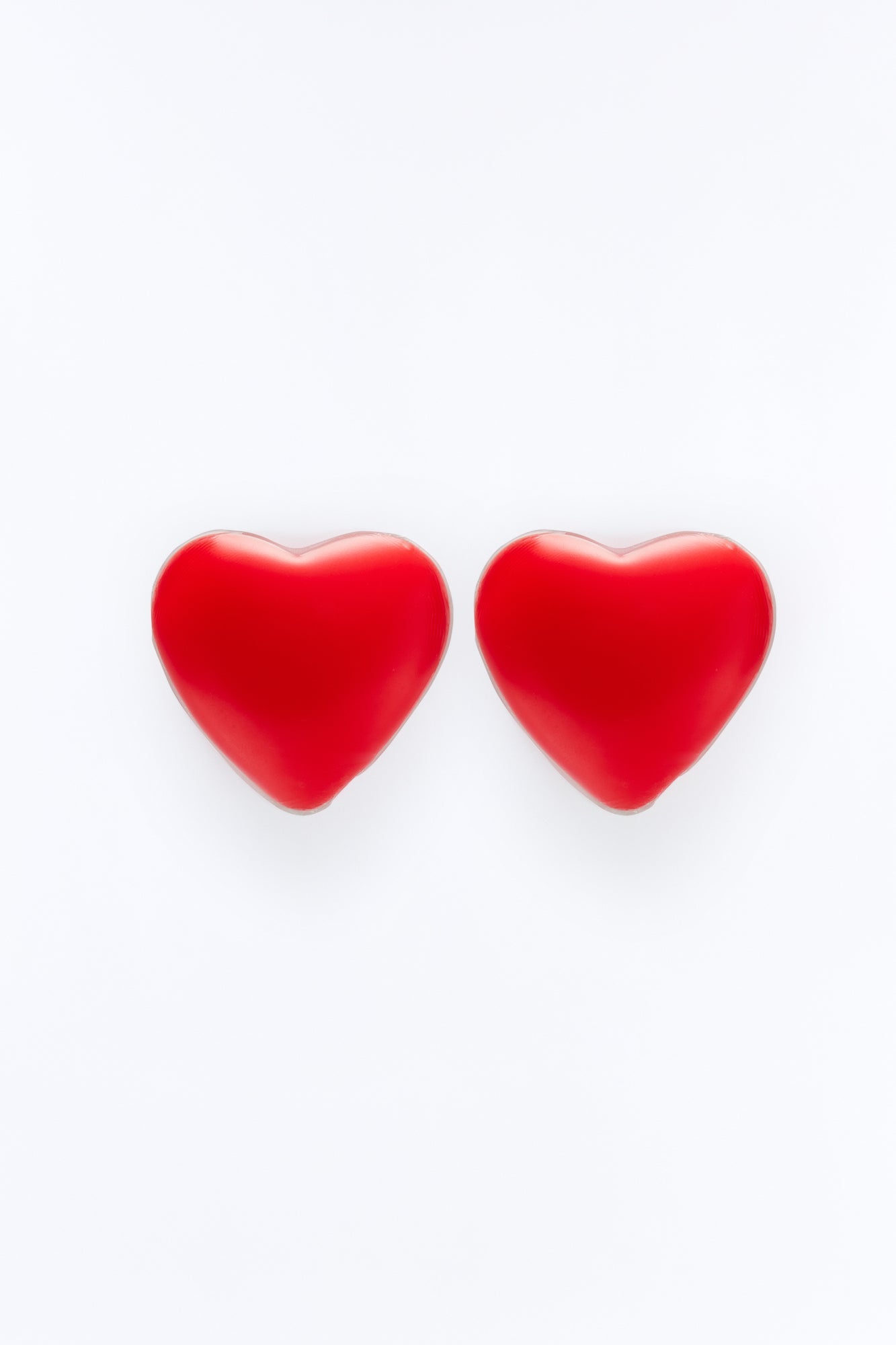 Zia Heart Shaped Nipple Pasties - Red