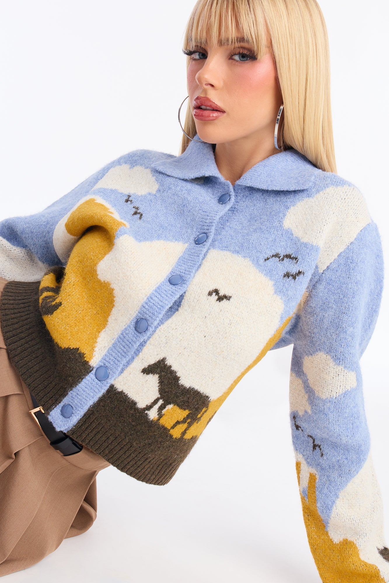 Desert Dust Western Cardigan - Multi Color