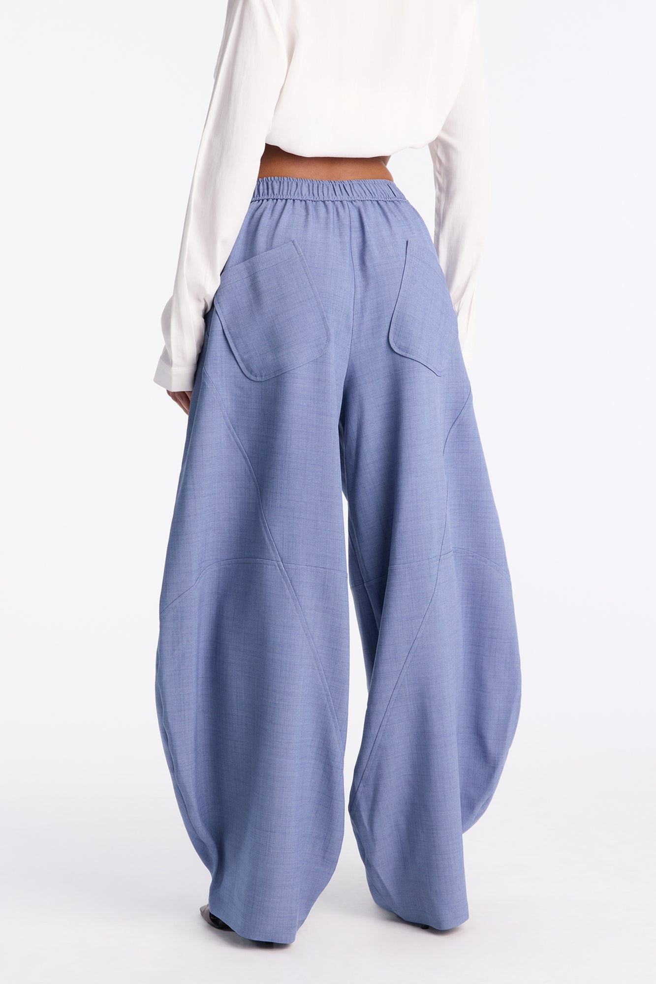 Boardwalk Breeze Barrel Leg Pant 30″ - Blue