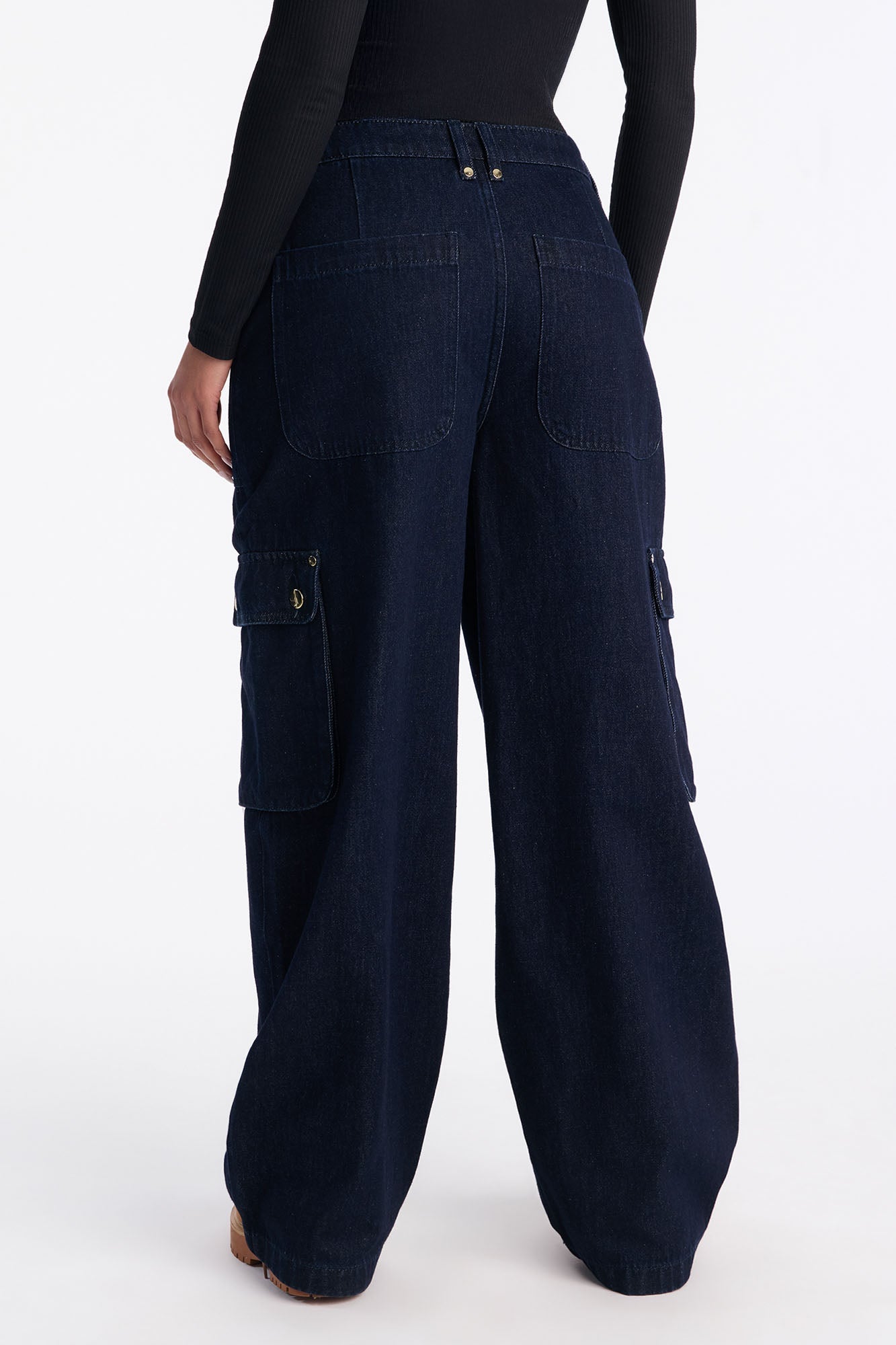 Crosby Streeet Cargo Jeans - Dark Wash