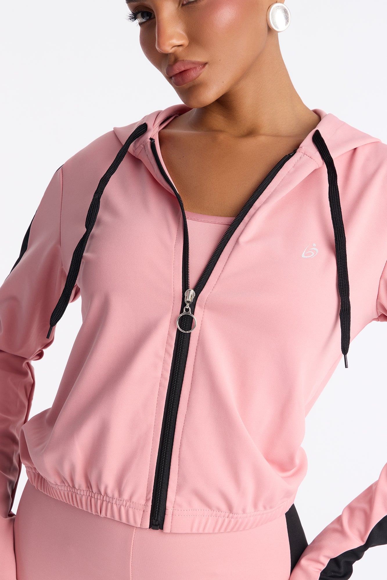 Your Everyday Seamless 2 Piece Jumpsuit Set - Pink