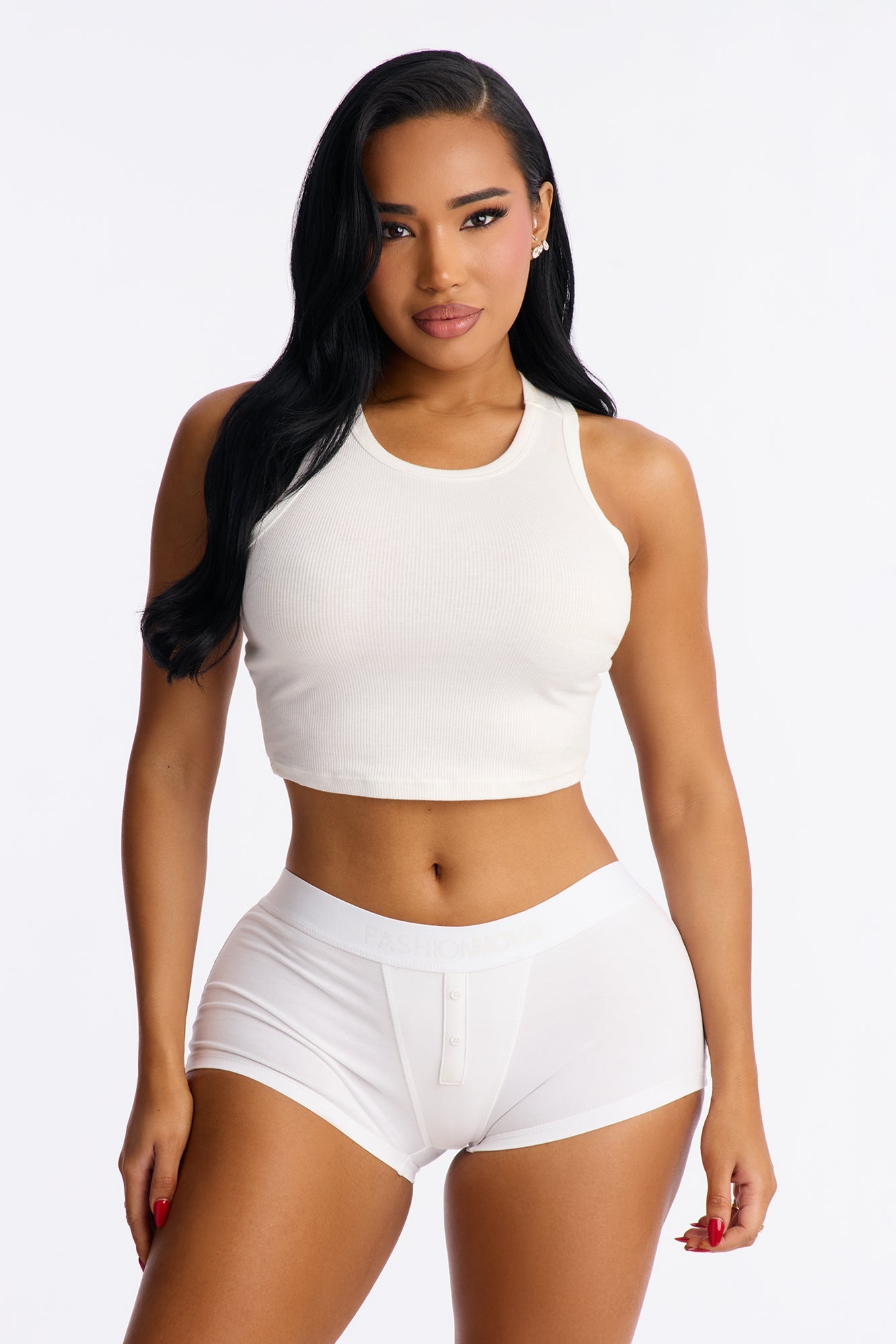 FN Mood Cotton Boyshort - White