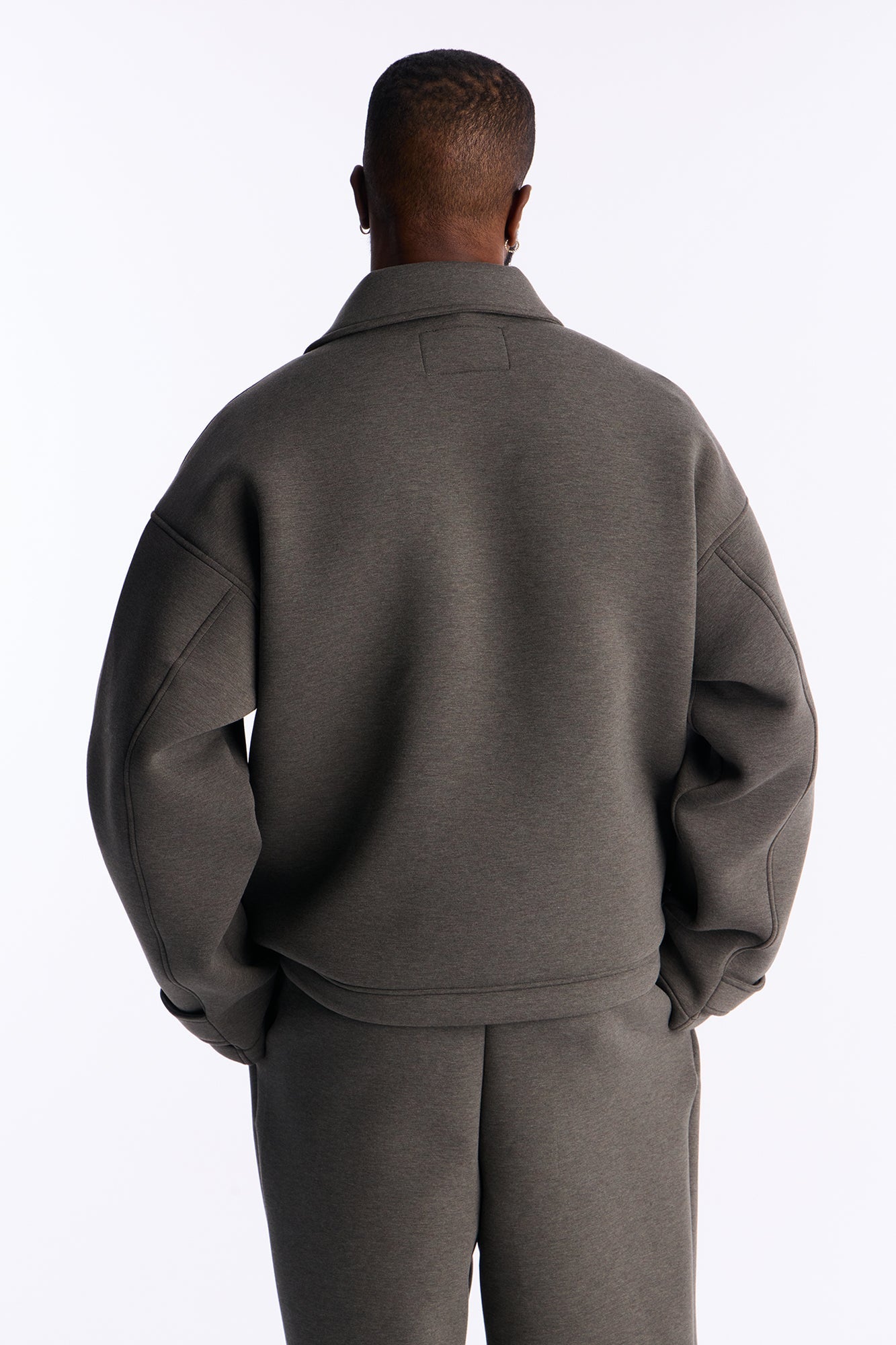 The Boxy Arclight Interlock Jacket - Brown