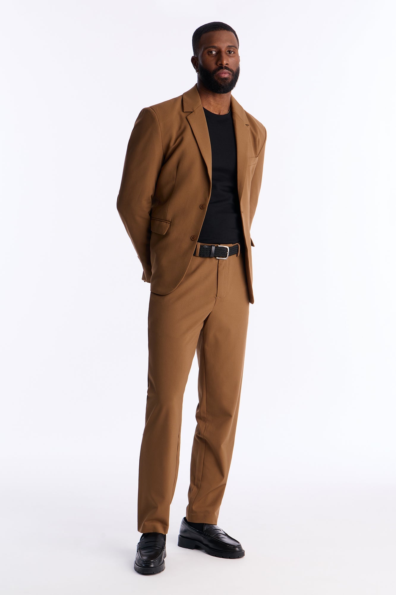 The Modern Stretch Suit Jacket - Bronze