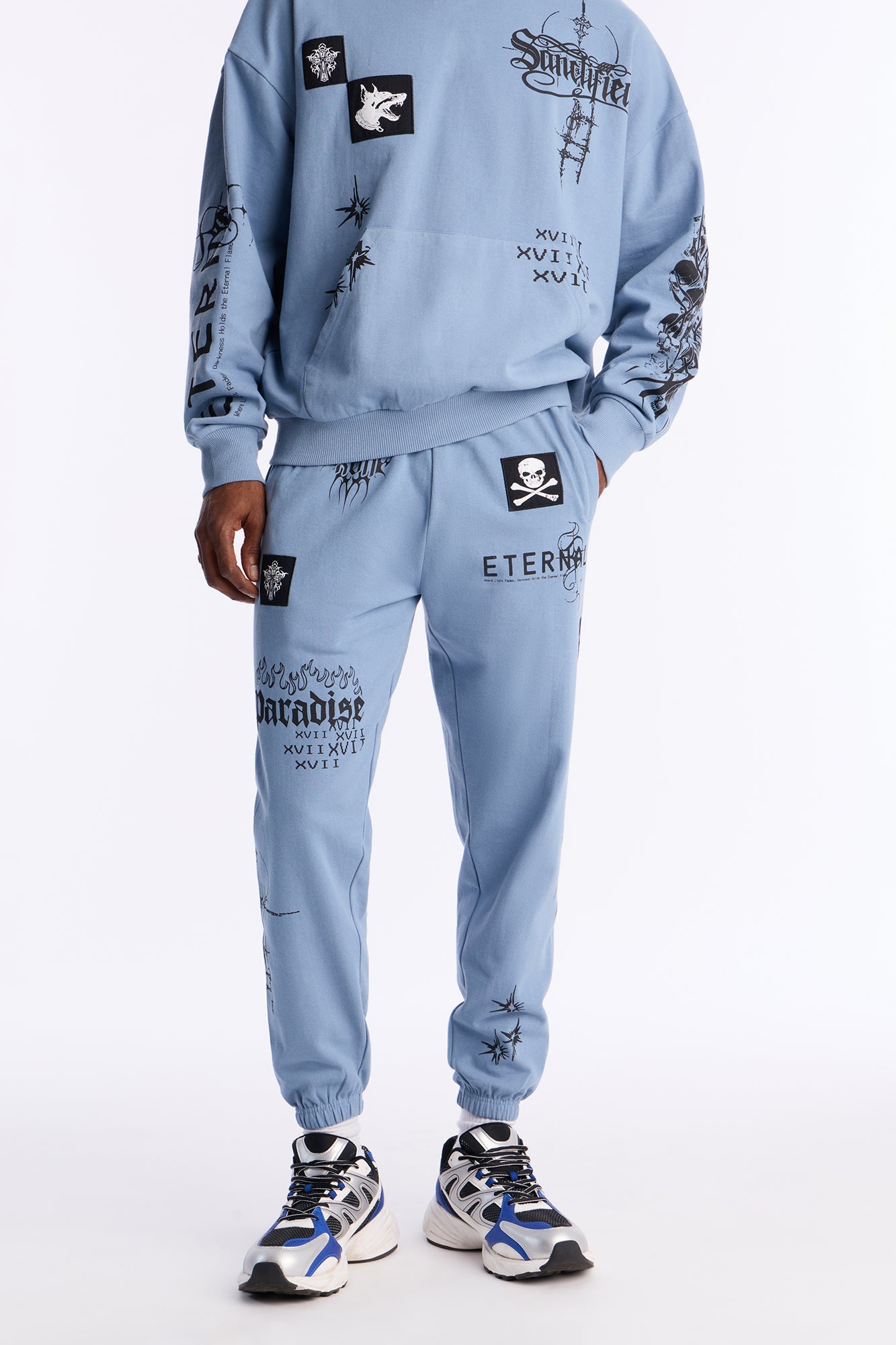 Sacred Energy Sweatpants - Blue