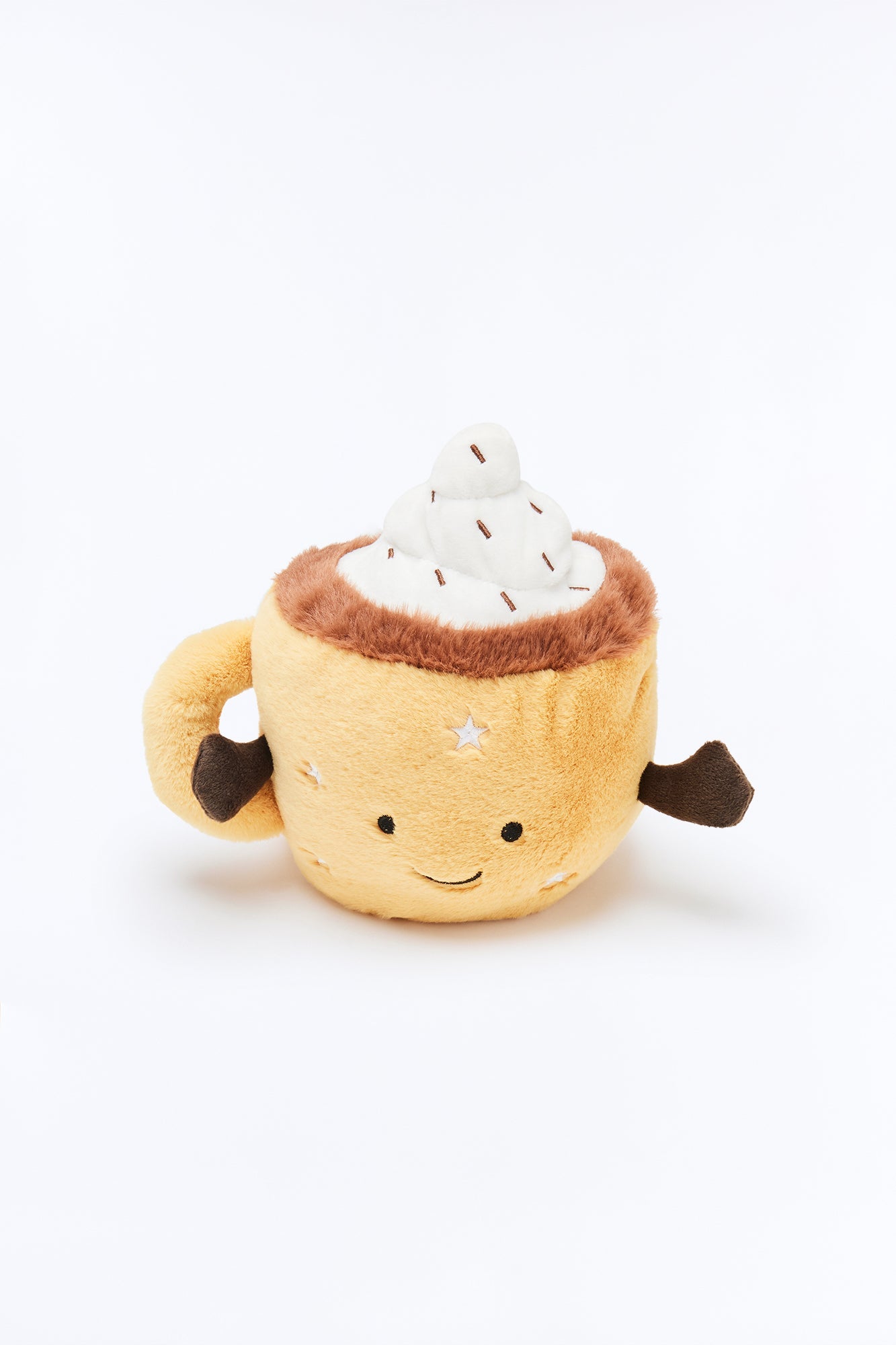 Cocoa Dreams Plush Slippers - Tan