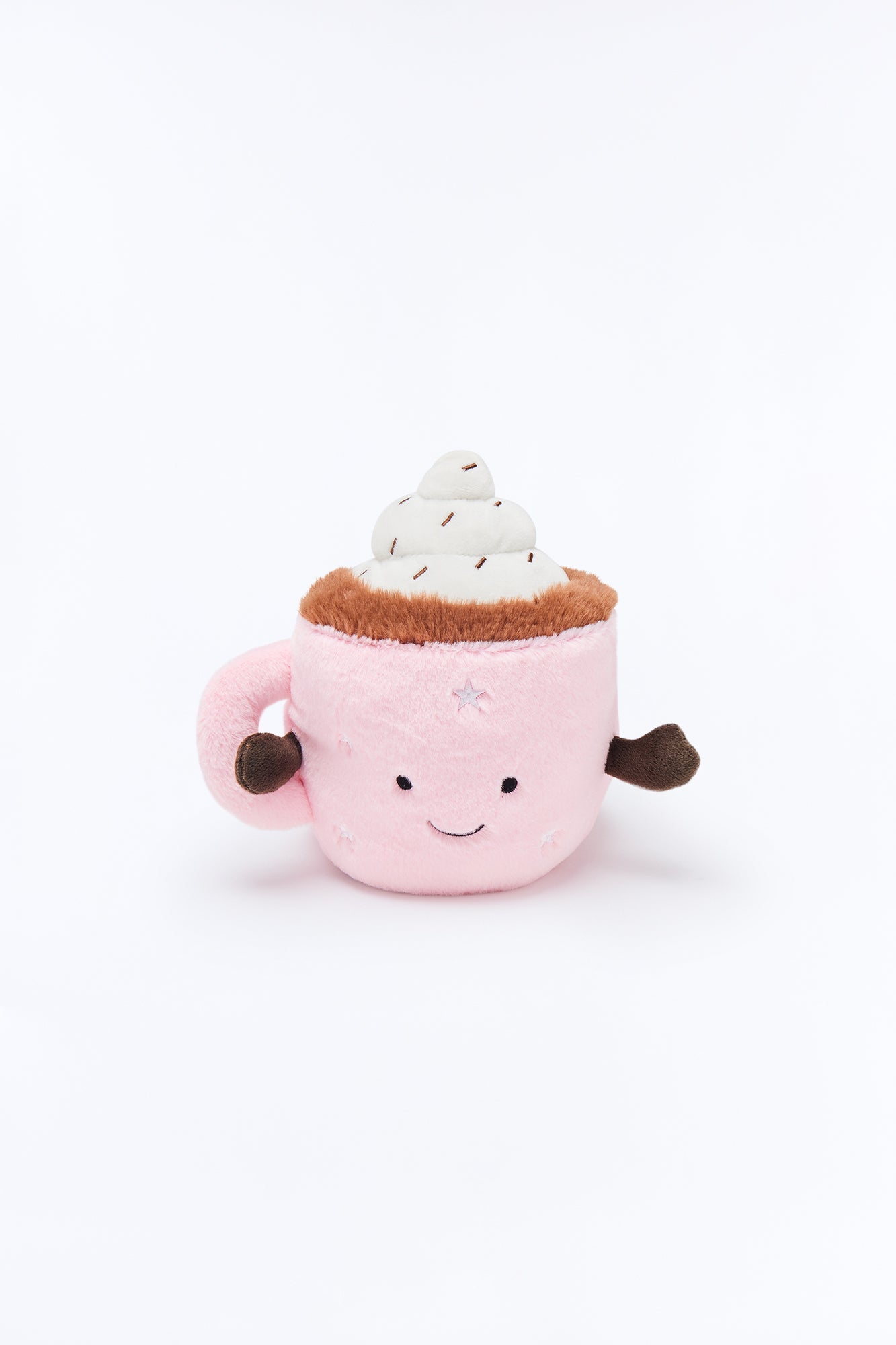 Cocoa Dreams Plush Slippers - Pink