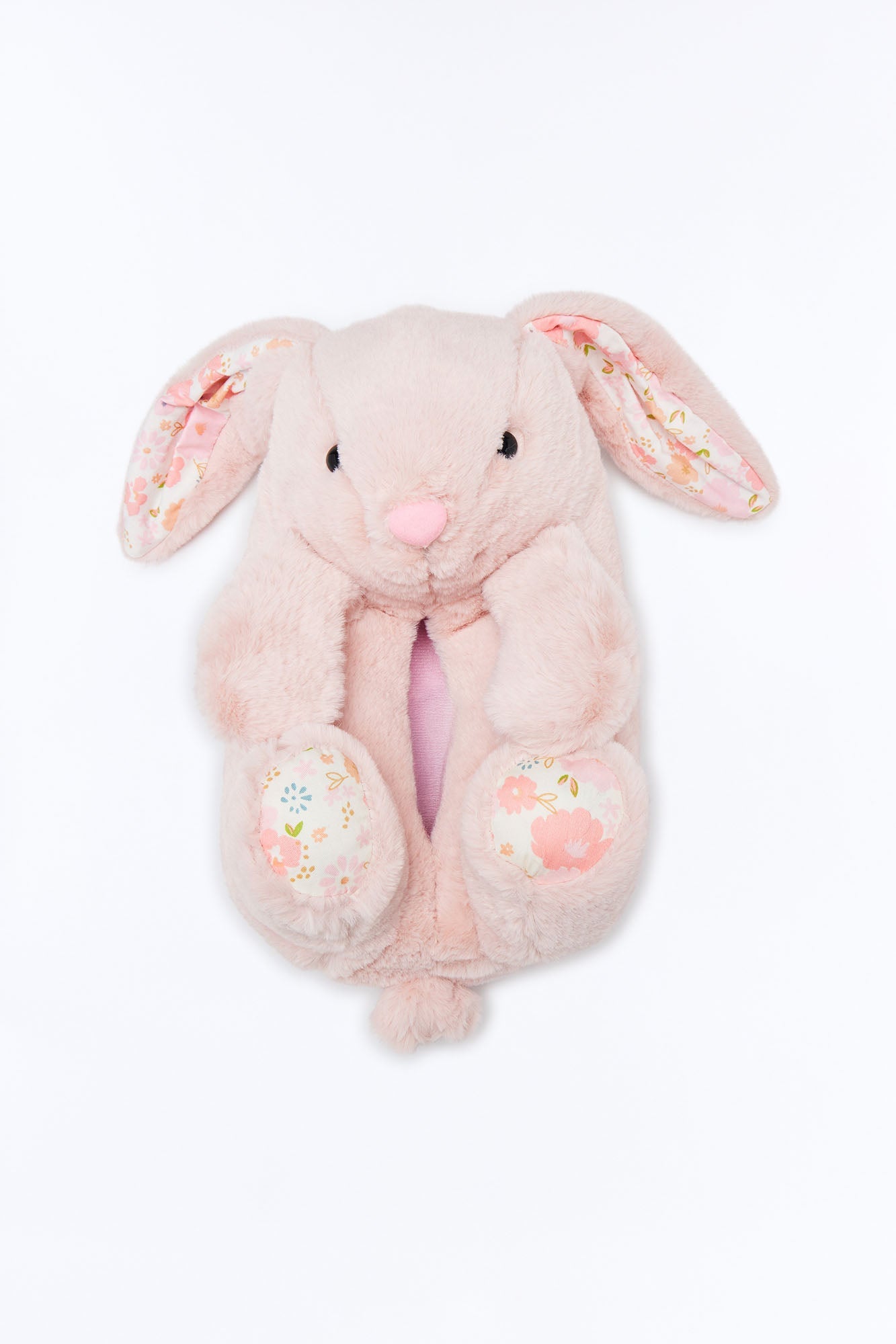 Snuggle Bunny Plush Slippers - Pink