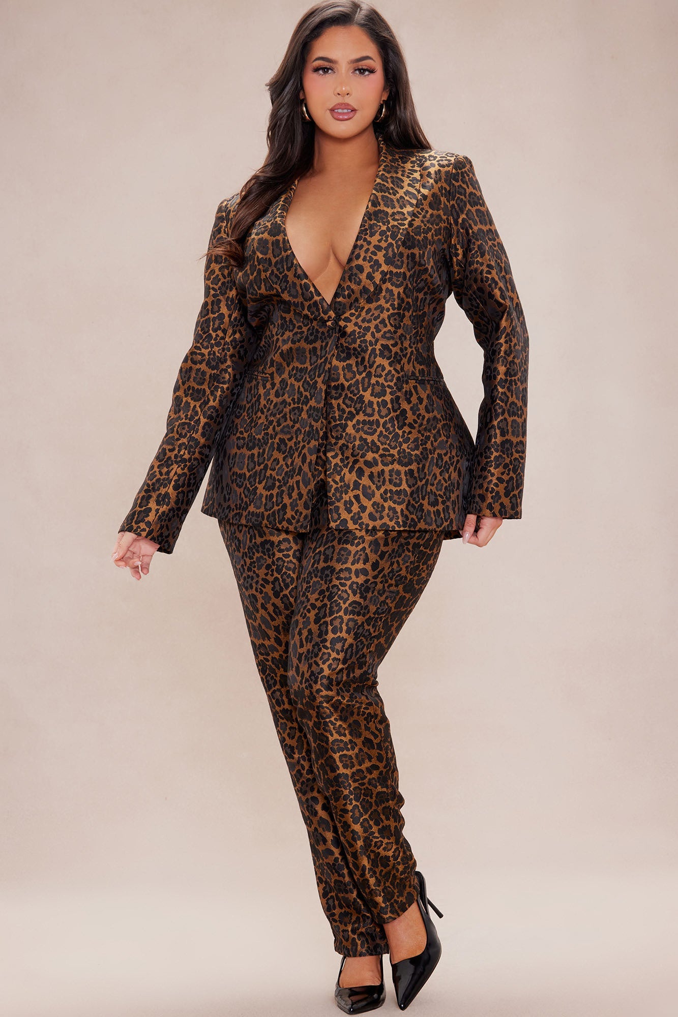 Laken Leopard Suit Set - Leopard