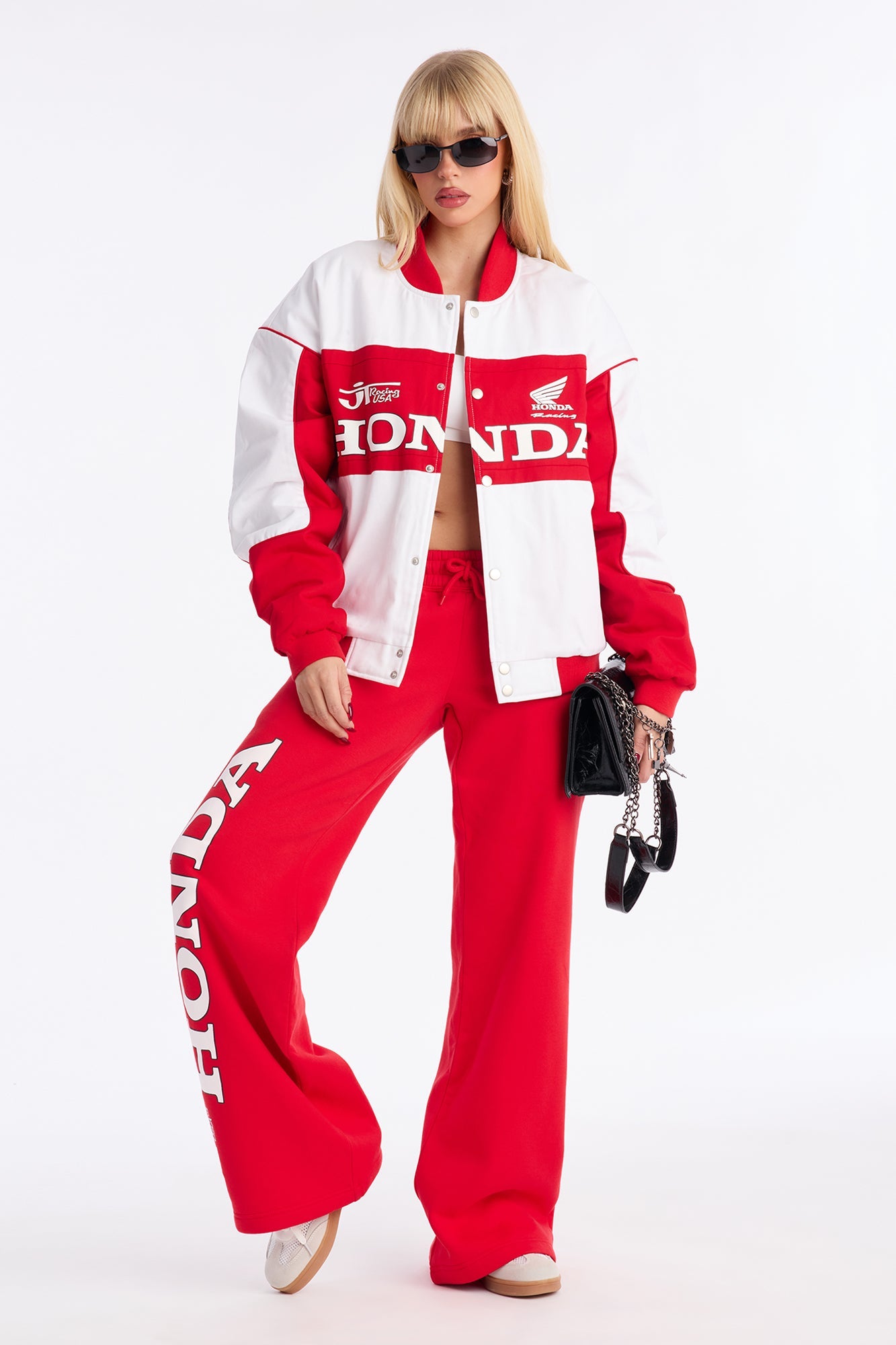 Honda Fleece Pant - Red