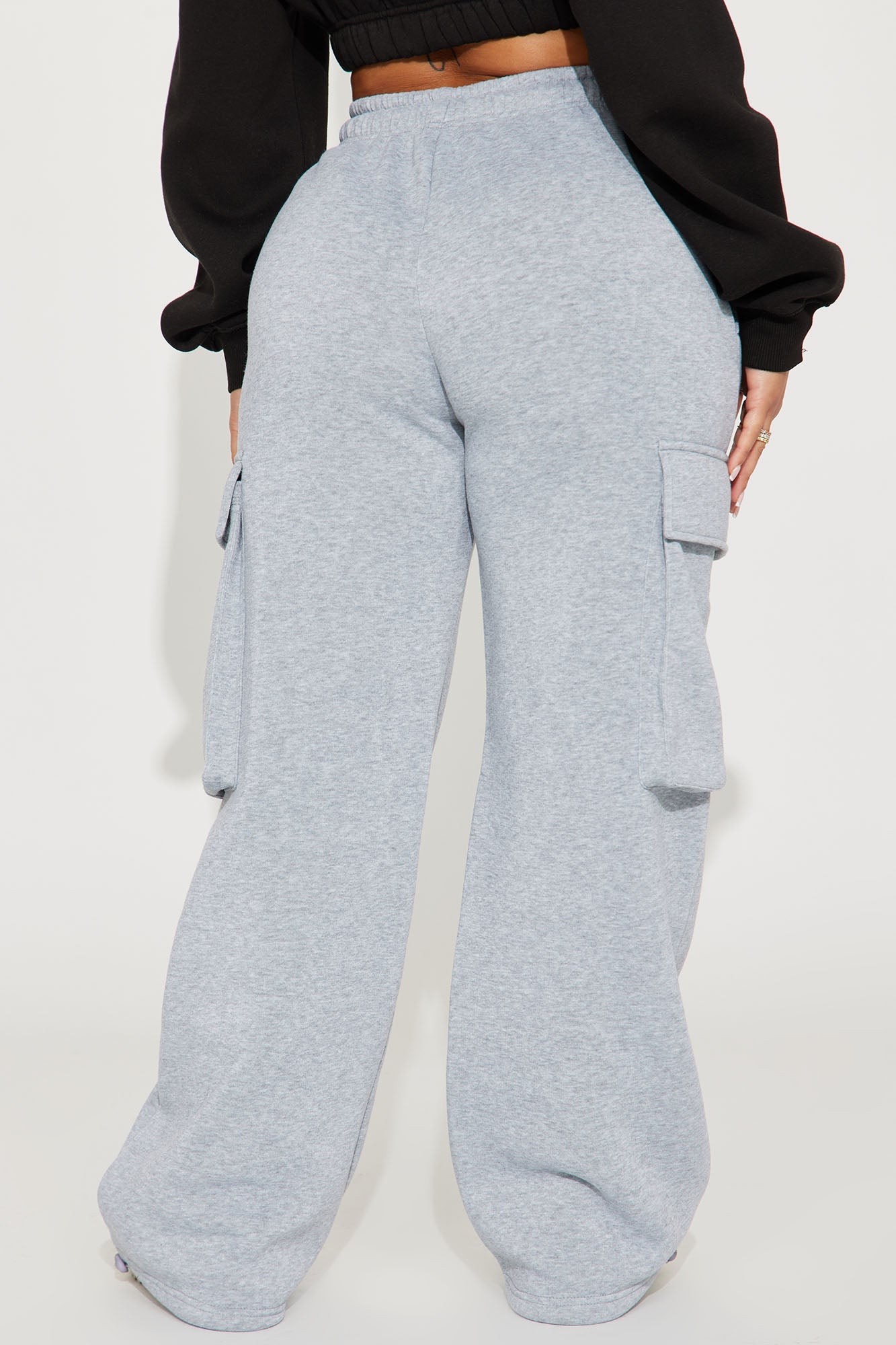 Luna Cargo Lounge Jogger - Heather Grey