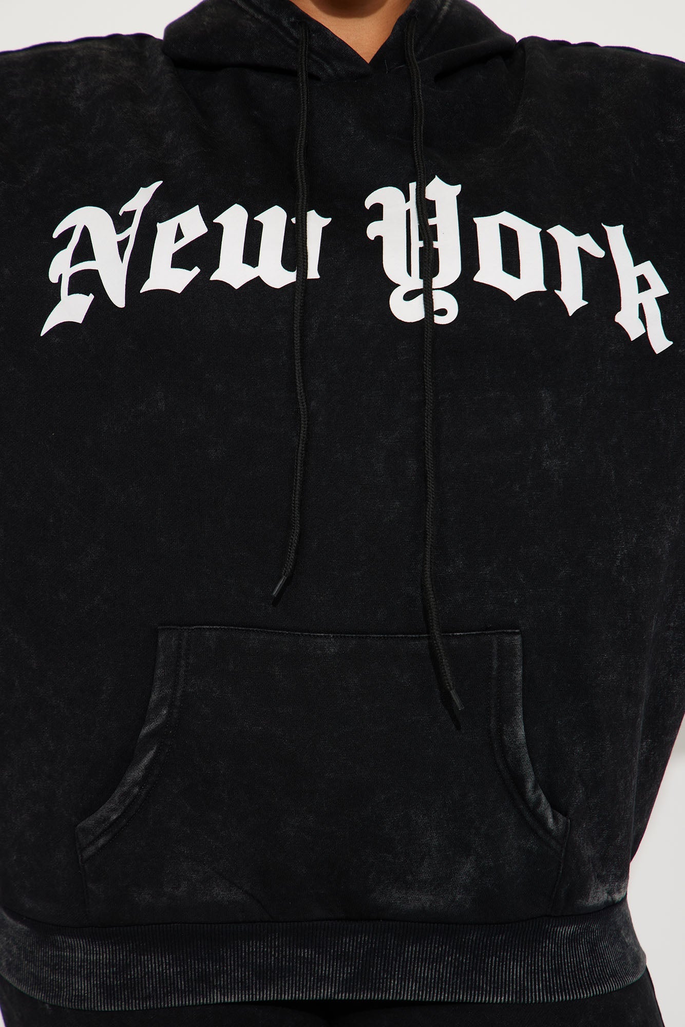 NYC Fleece Jogger Set - Black