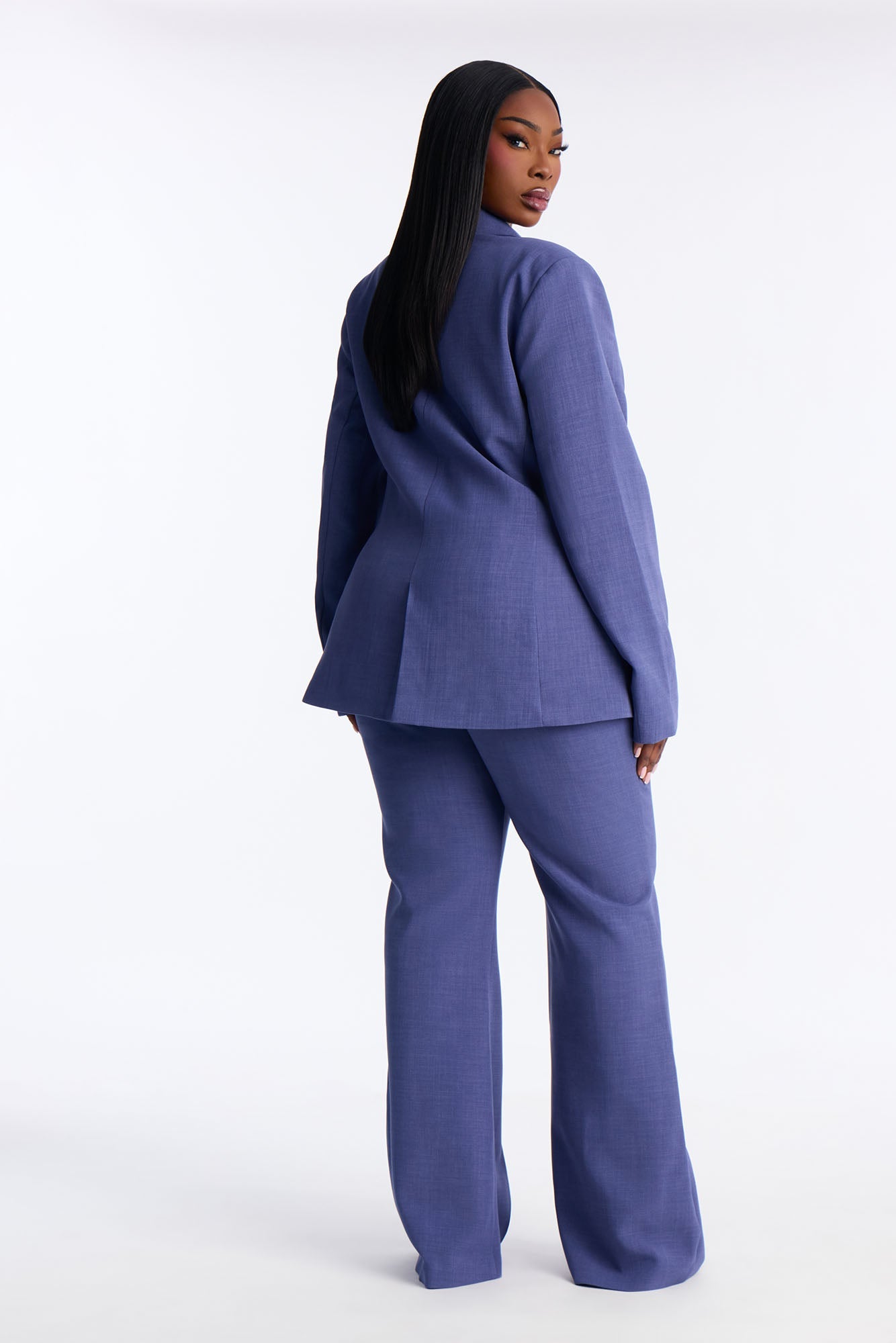Jessica Flare Trouser Pant 32″ - Navy