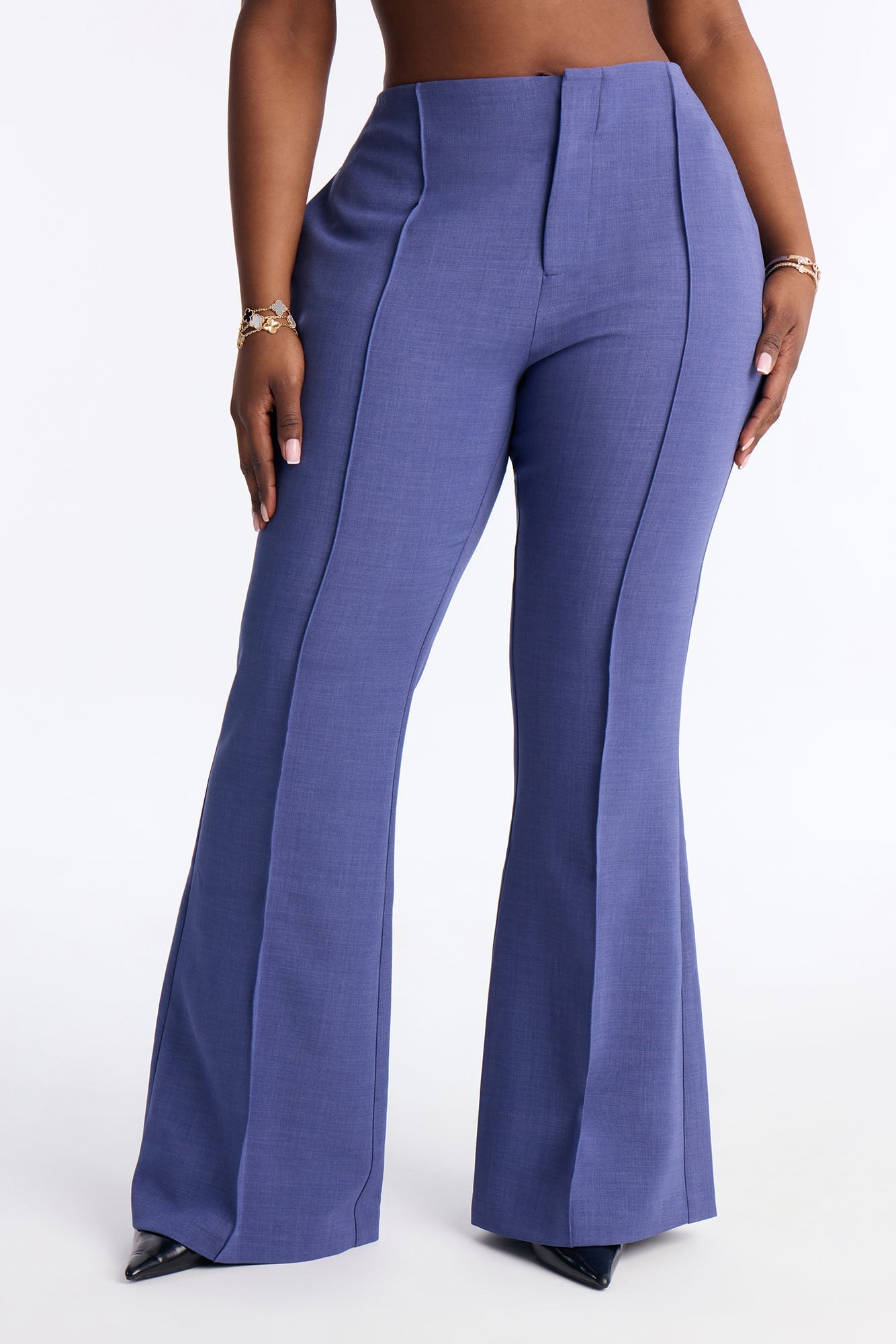 Jessica Flare Trouser Pant 32″ - Navy