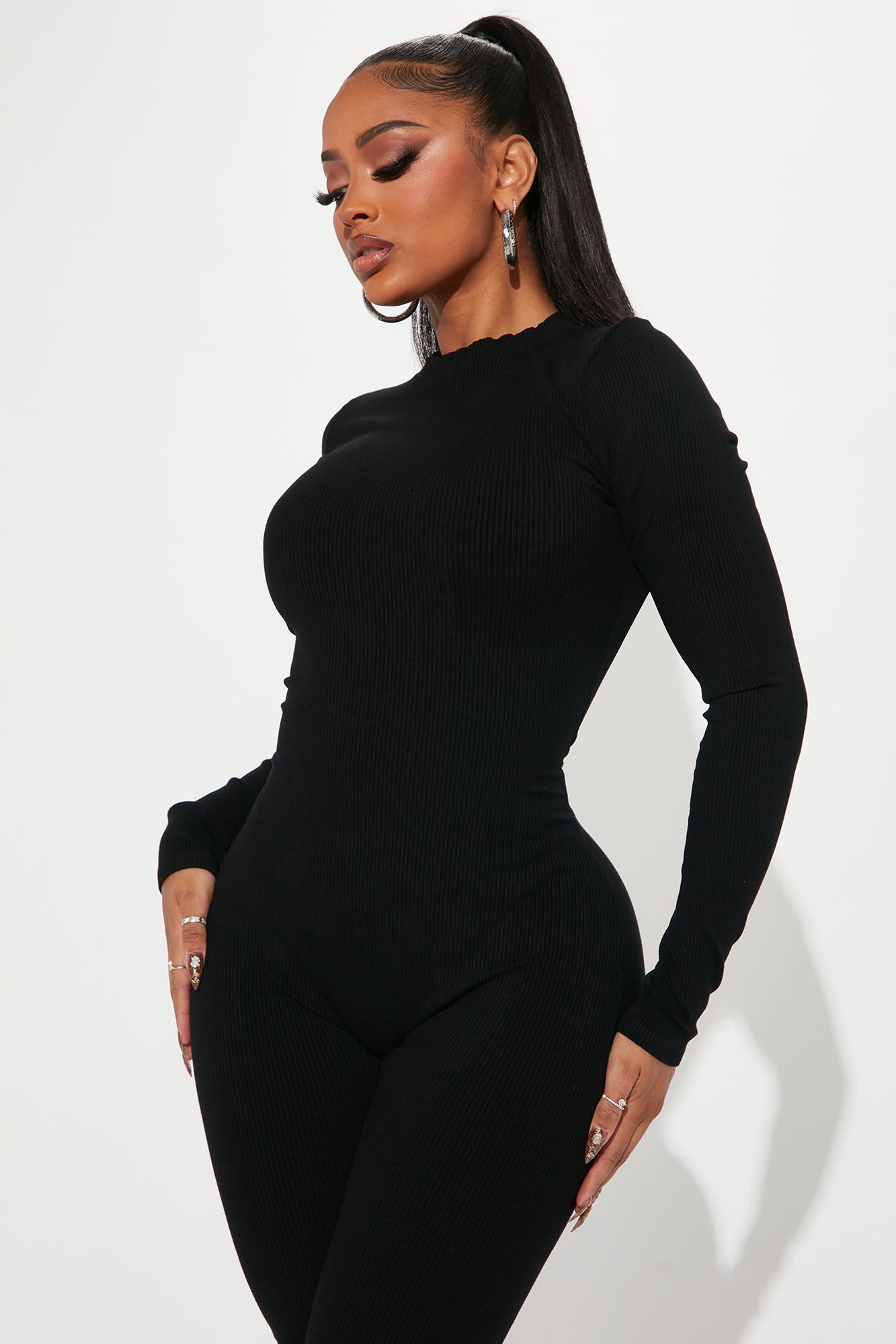 Claudia Snatched Jumpsuit - Black