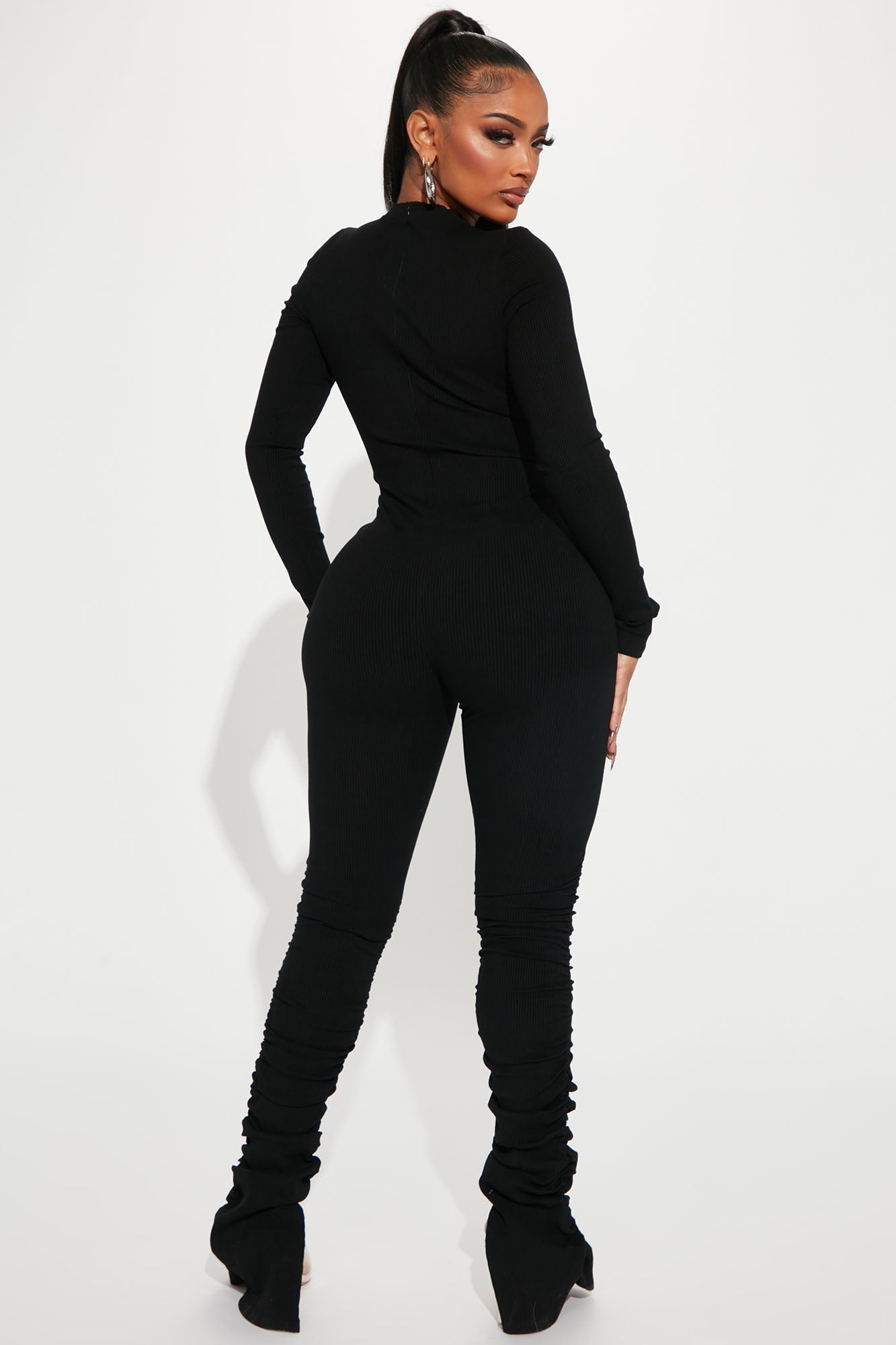 Claudia Snatched Jumpsuit - Black