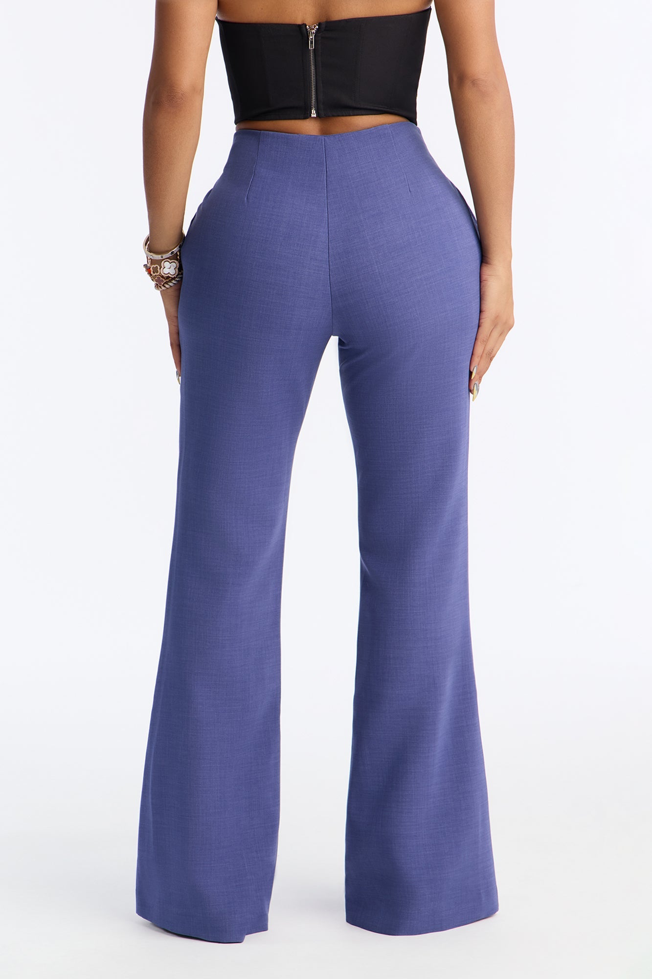 Jessica Flare Trouser Pant 32″ - Navy