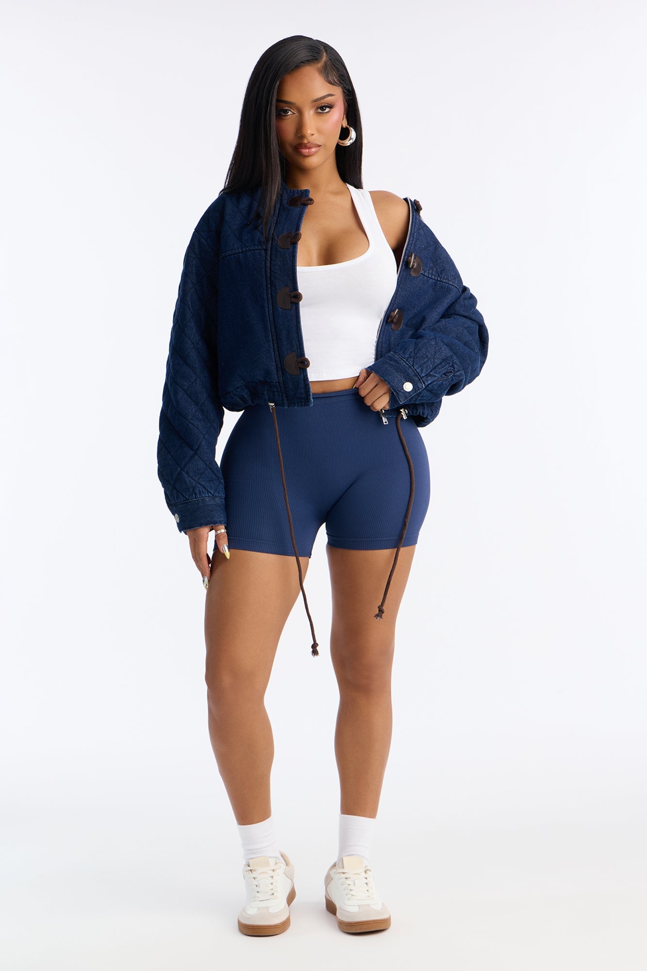 Uncomplicated Seamless Shorts - Navy
