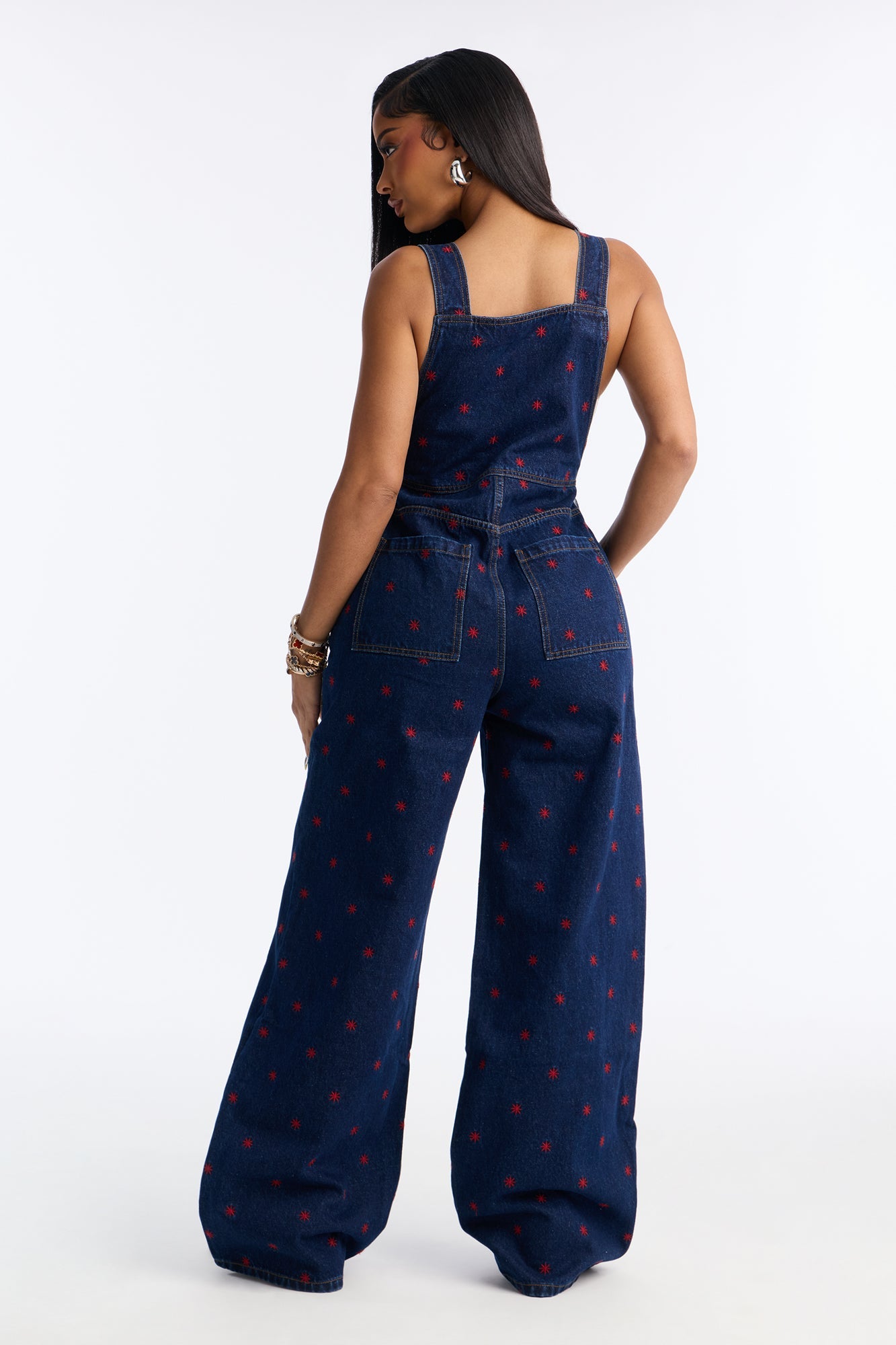 Home Sweet Home Denim Overalls - Dark Wash