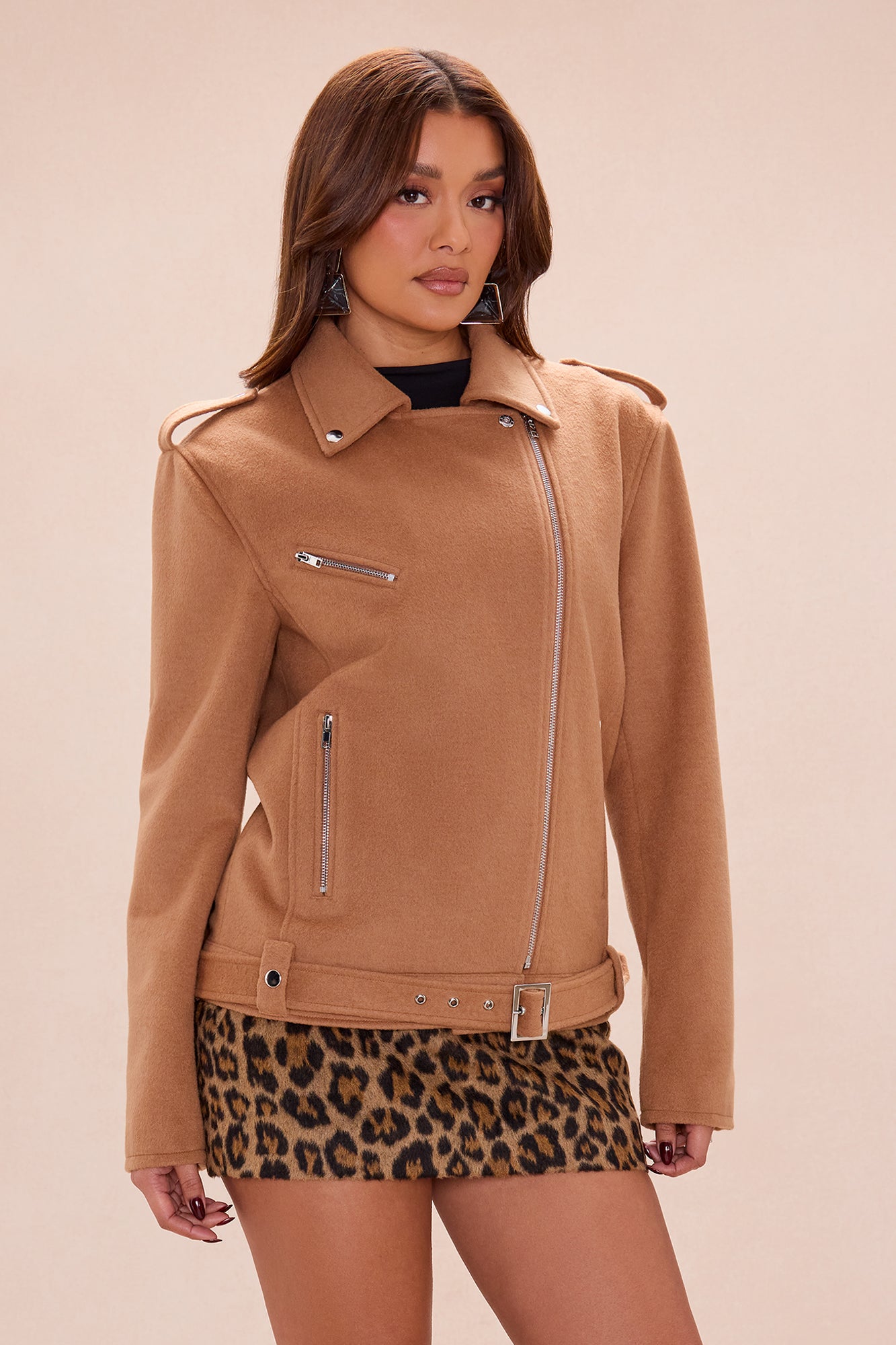 Alina Wool Jacket - Camel