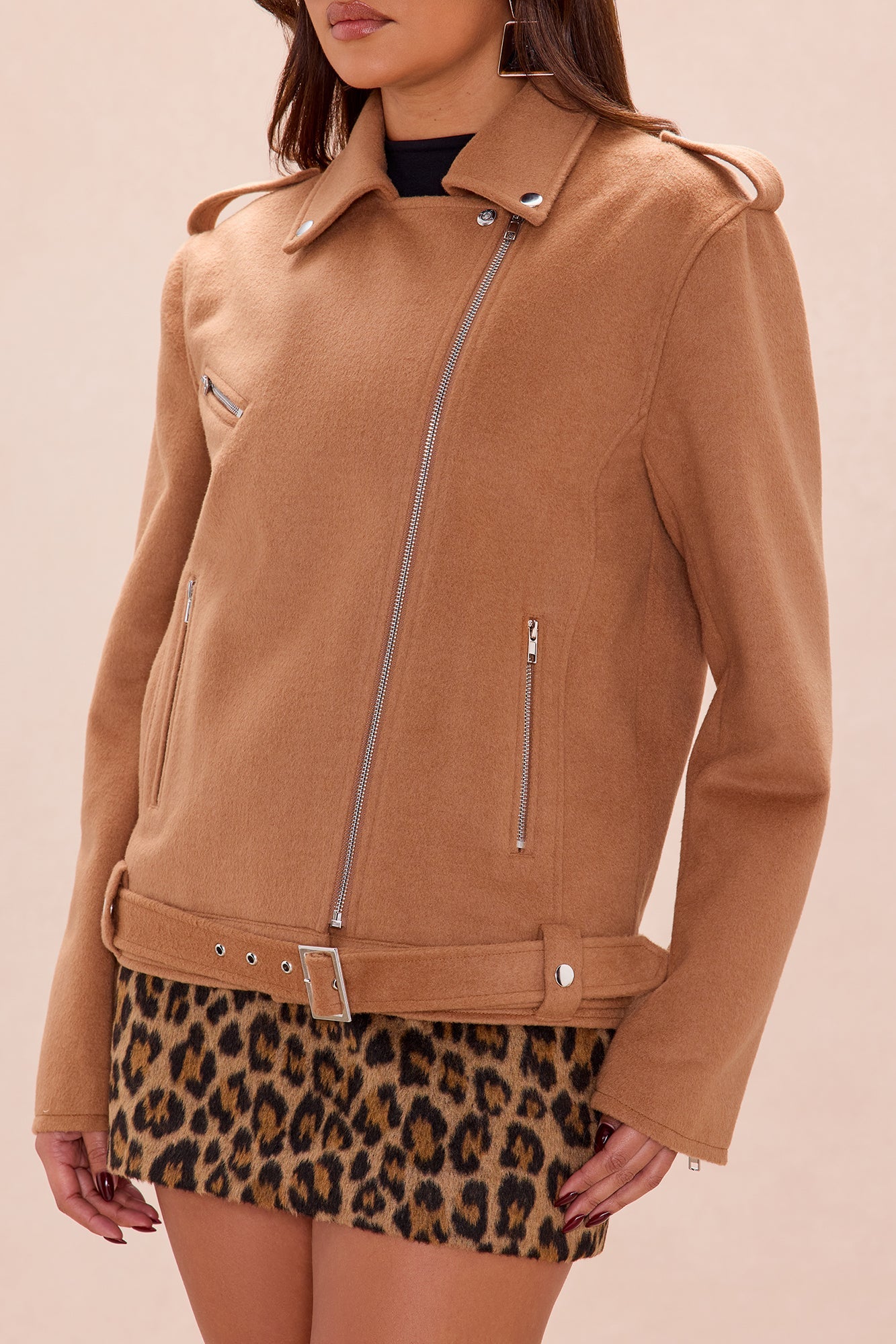 Alina Wool Jacket - Camel