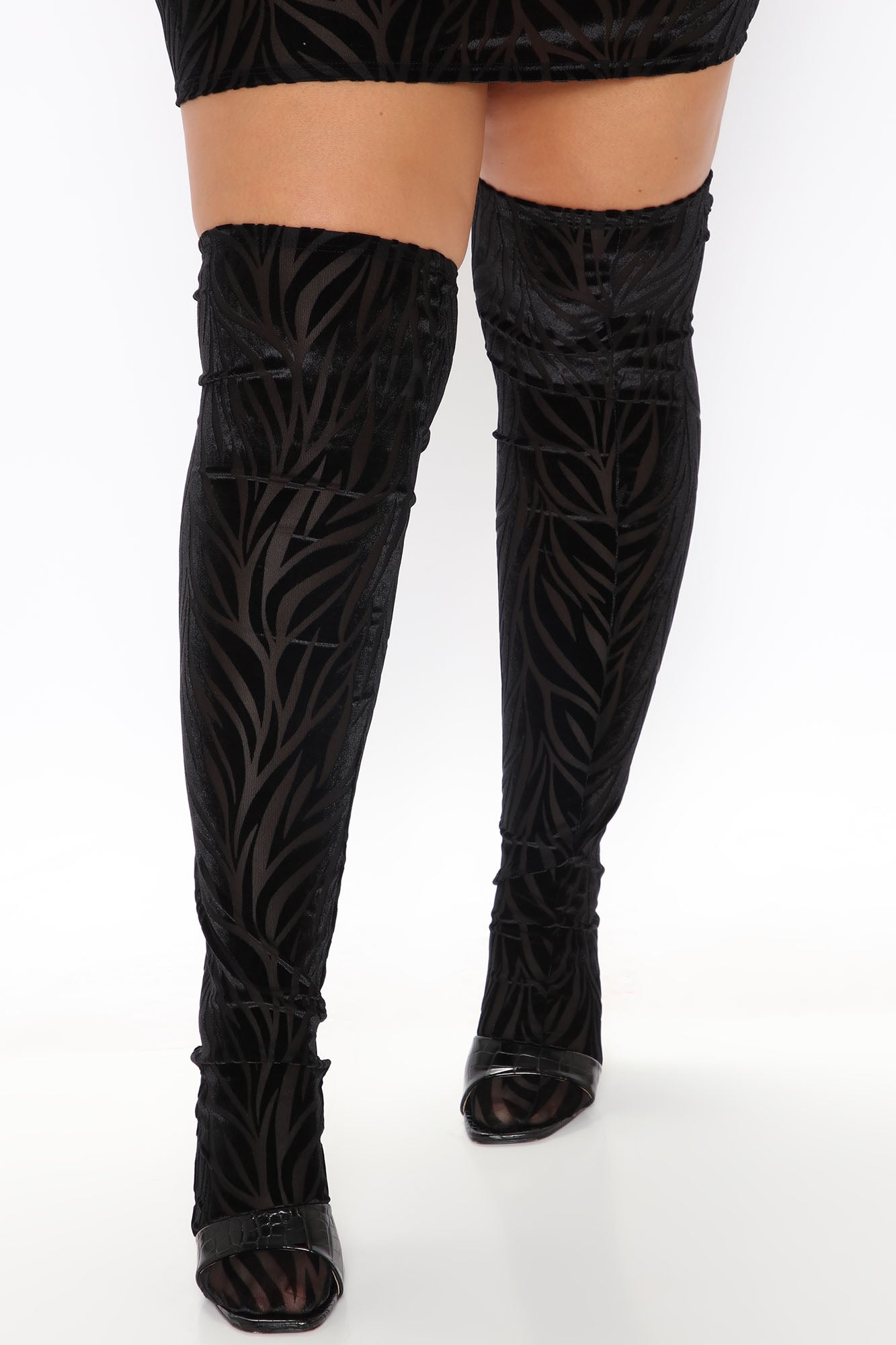 Out For A Wild Night Mini Dress Set - Black