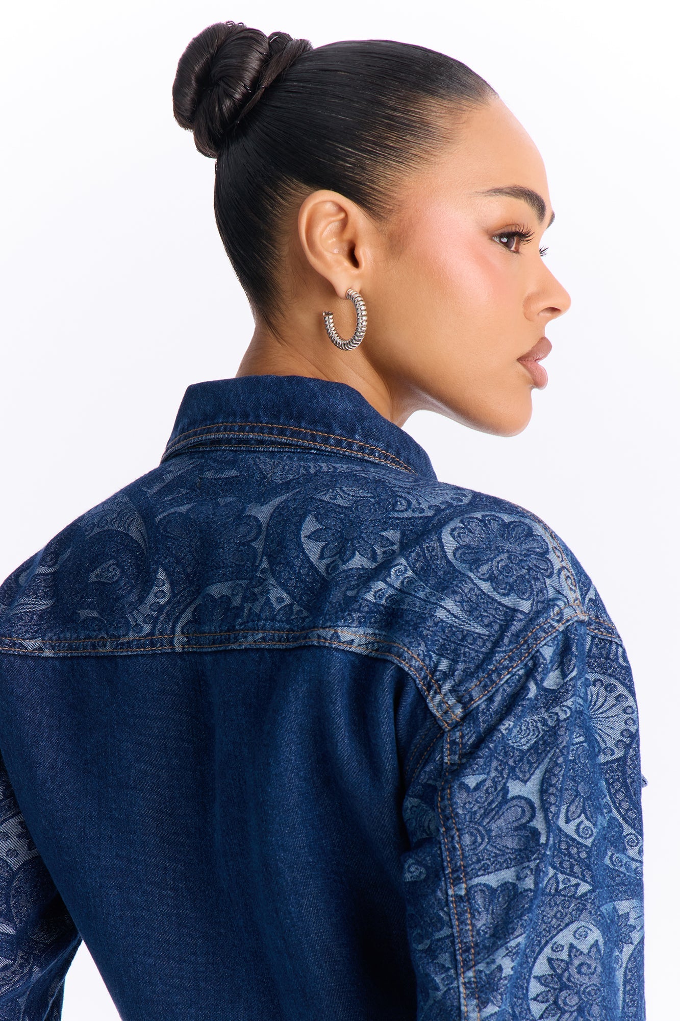 Jenny Belted Wide Leg Jumpsuit - Denim
