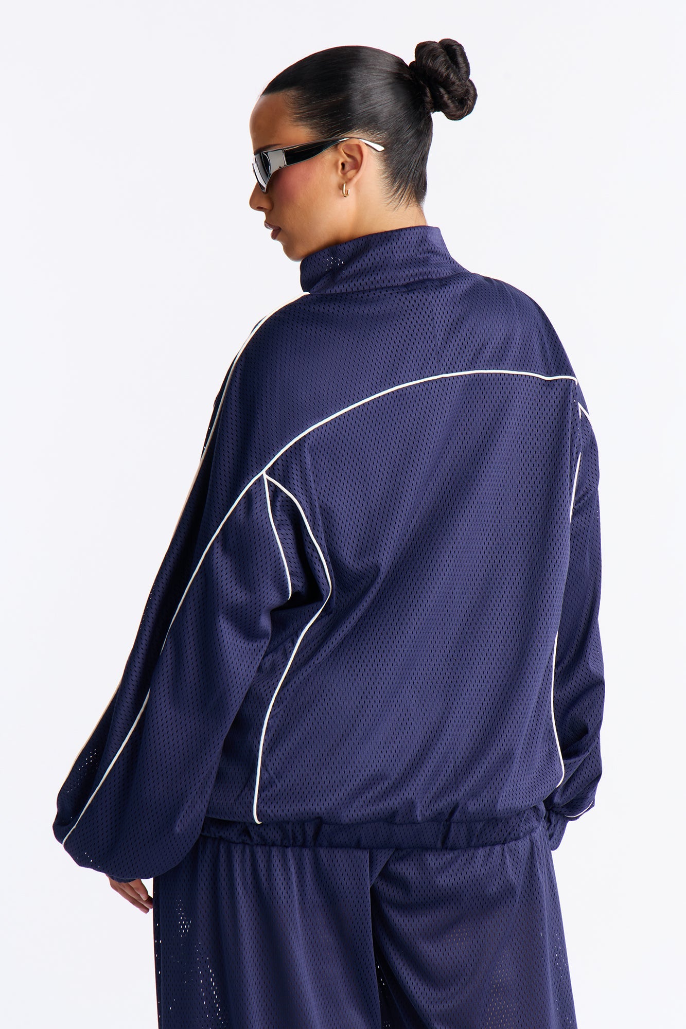 Milianna Sweatshirt Zip Up - Navy