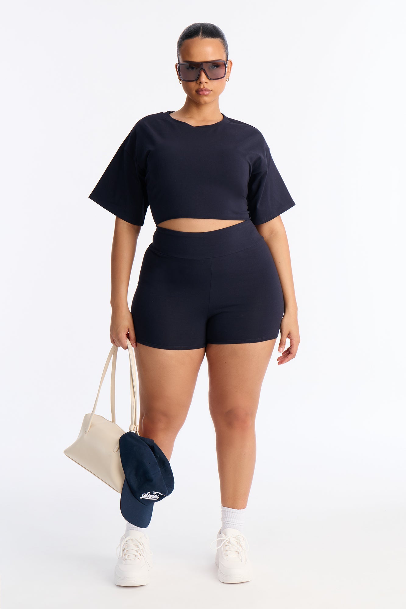 My Go To Biker Short Set - Navy