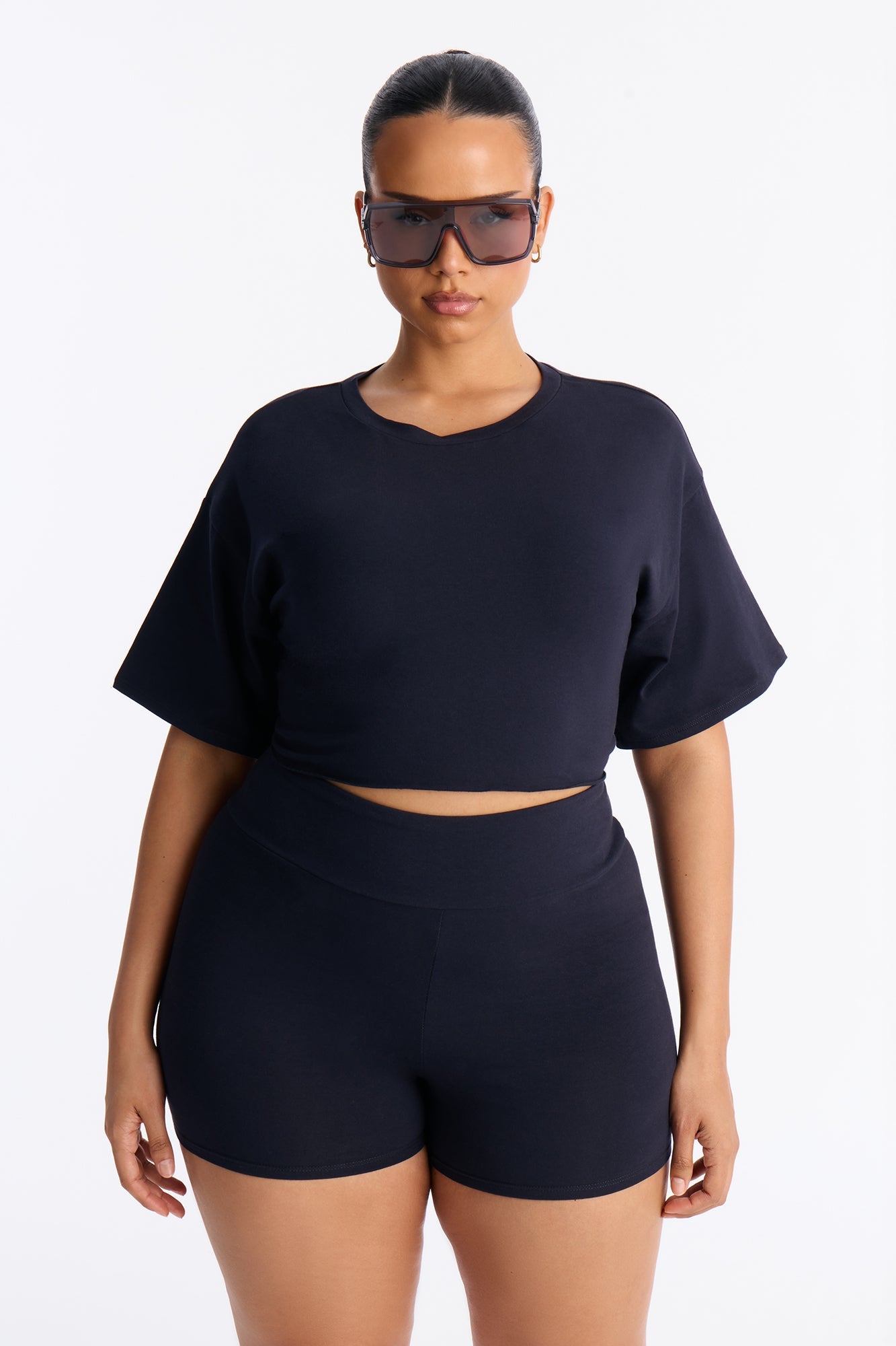 My Go To Biker Short Set - Navy