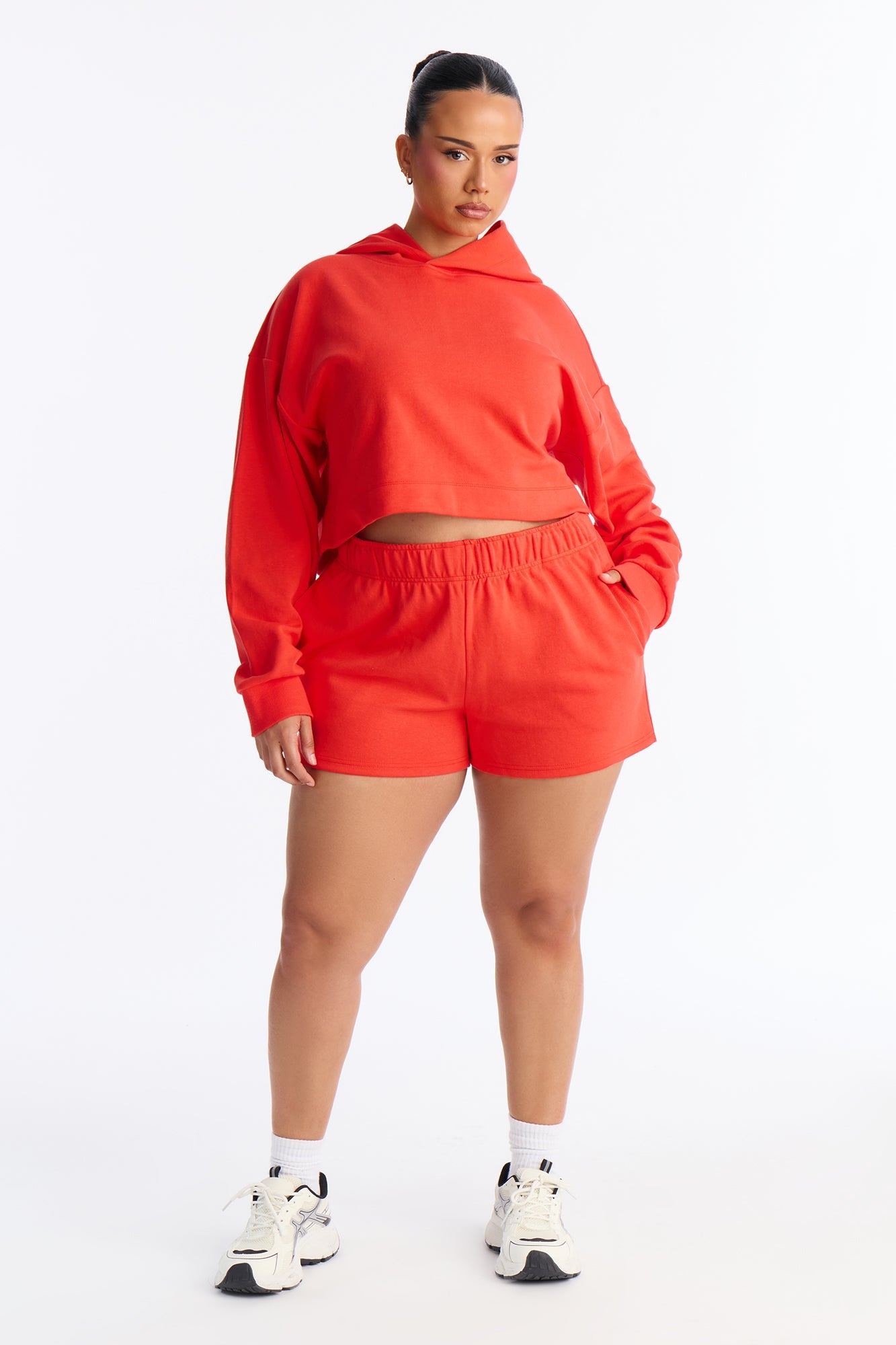 Kenya Sweatshirt Hoodie - Tomato Red