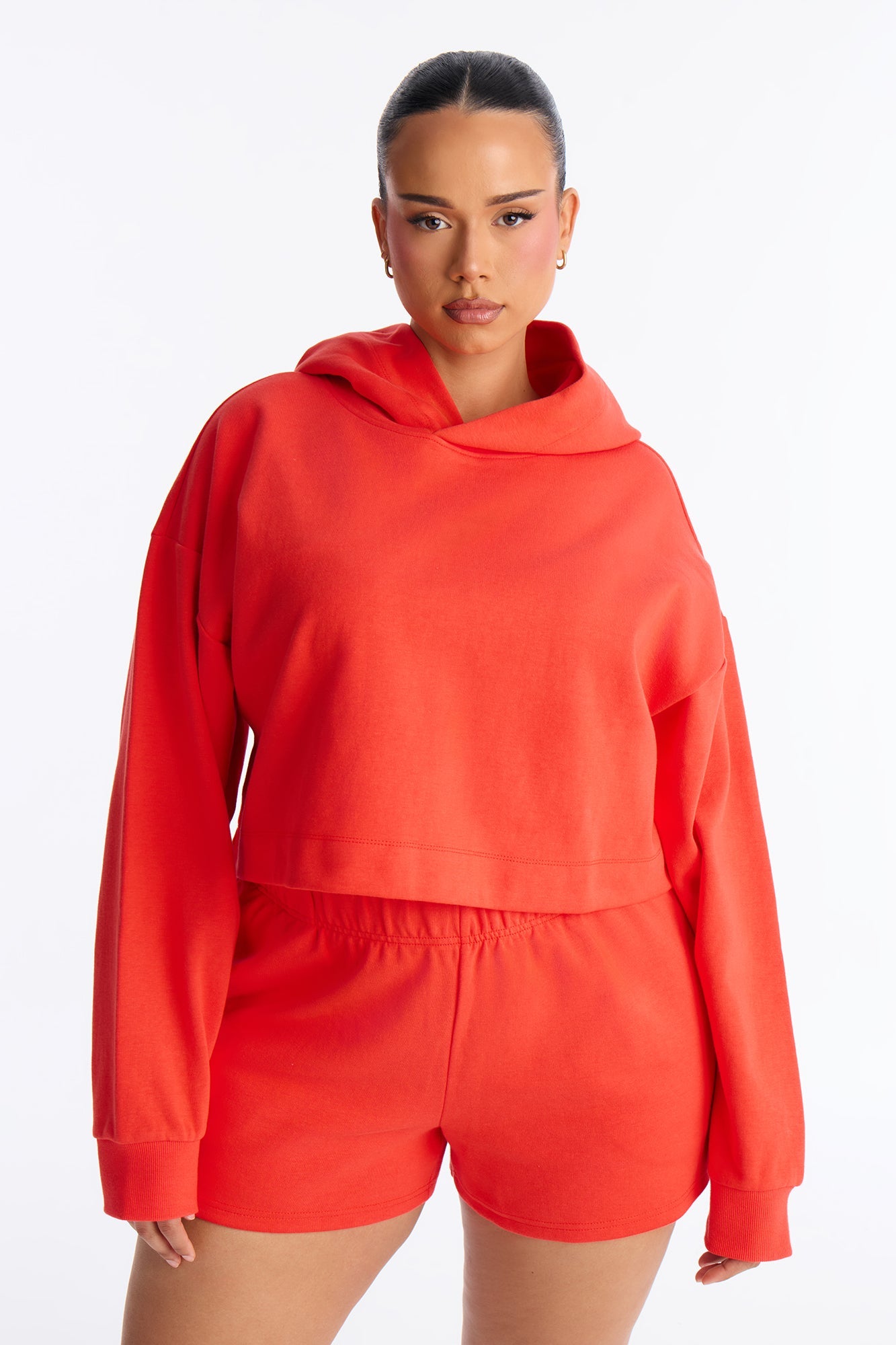 Kenya Sweatshirt Hoodie - Tomato Red