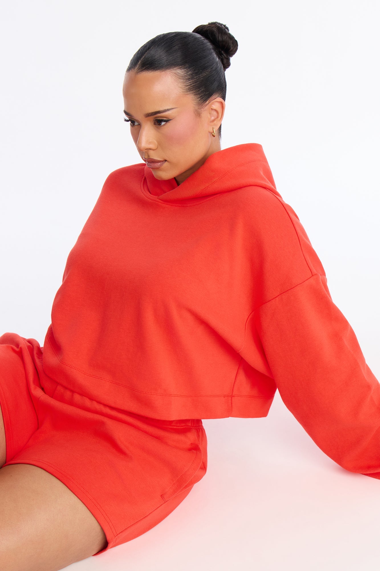 Kenya Sweatshirt Hoodie - Tomato Red