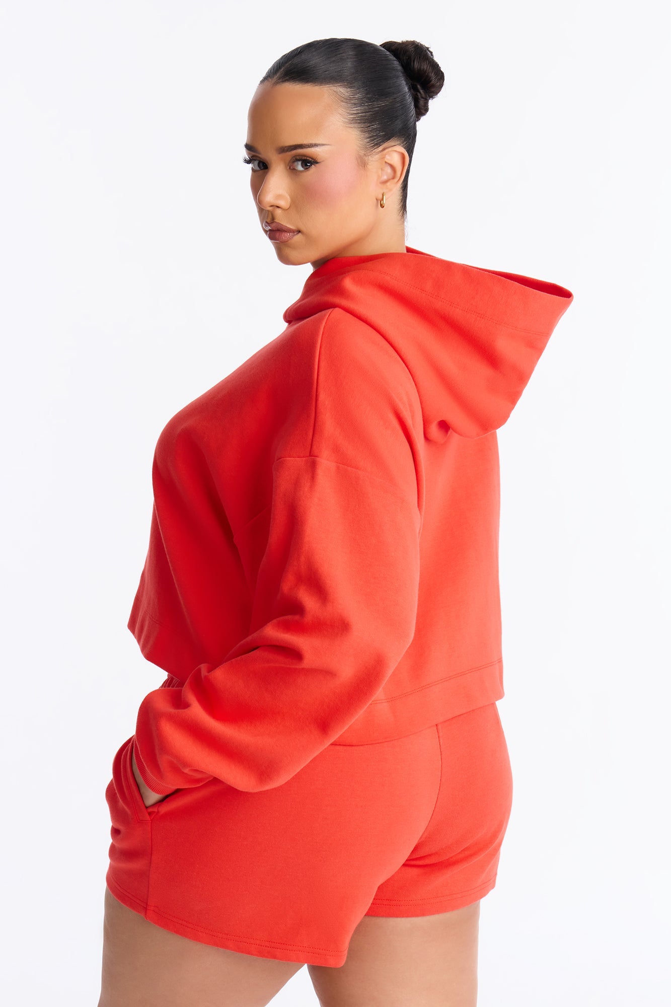 Kenya Sweatshirt Hoodie - Tomato Red