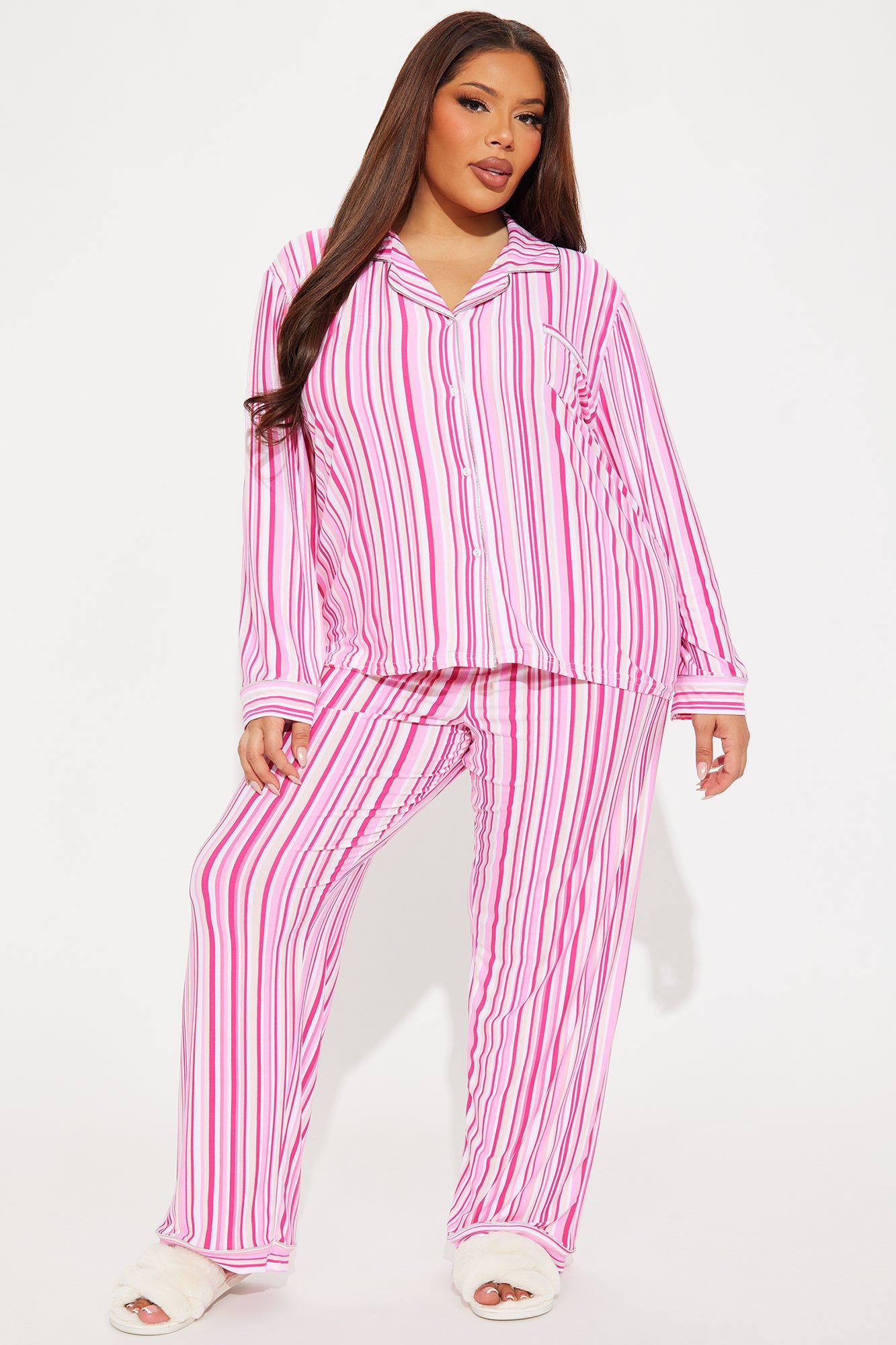 Touch Of Sparkle PJ Pant Set - Pink/combo